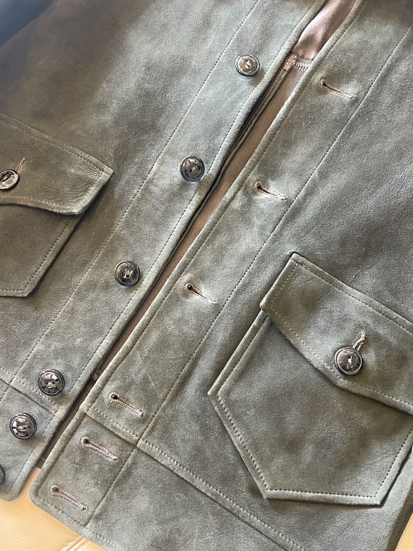 RRL Ralph Lauren RRL Ralph Lauren Suede Pilot Jacket Size US S / EU 44-46 / 1 - 3 Thumbnail