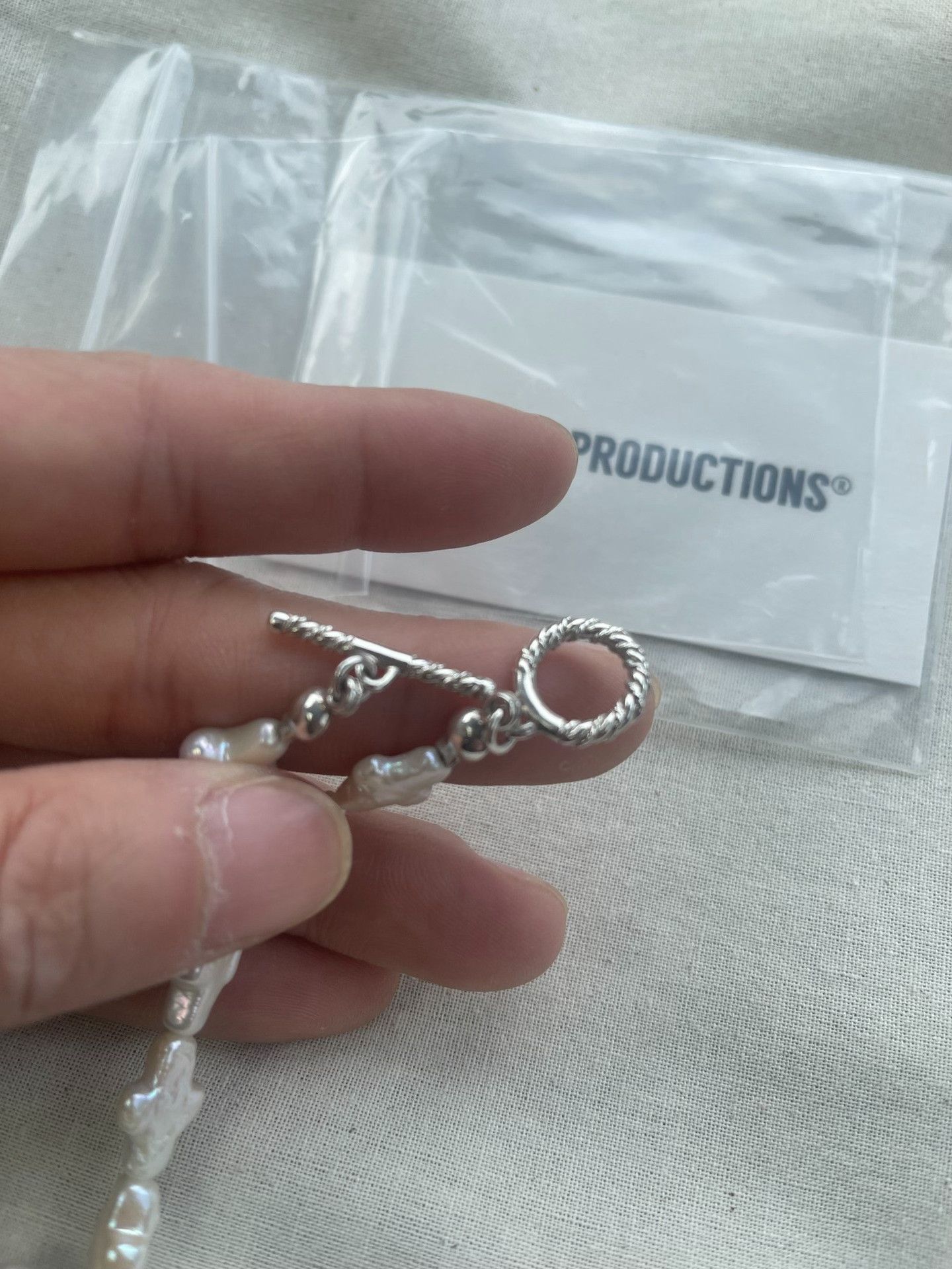 Facetasm Cootie Distortion Cross Pearl Bracelet Size ONE SIZE - 4 Thumbnail