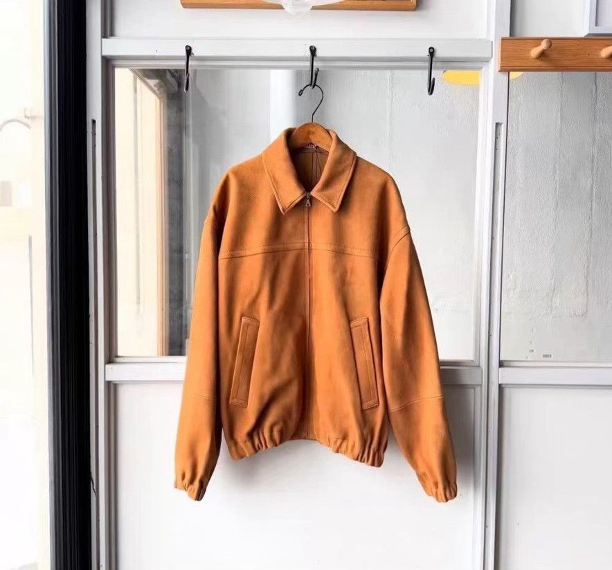 Auralee AURALEE 25SS Lamb Suede Zip Blouson Size US L / EU 52-54 / 3 - 3 Thumbnail
