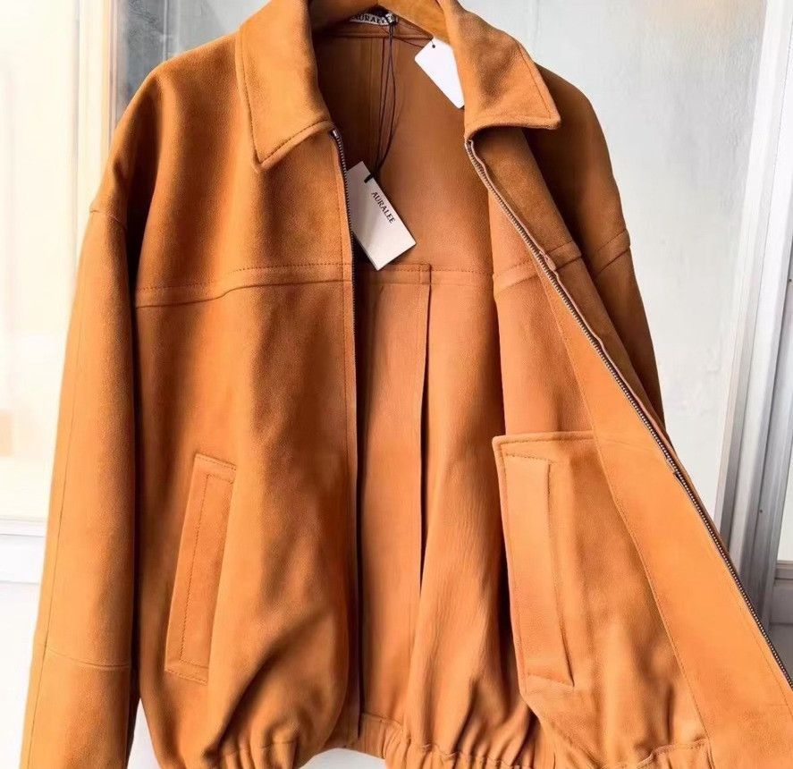 Auralee AURALEE 25SS Lamb Suede Zip Blouson Size US L / EU 52-54 / 3 - 7 Thumbnail