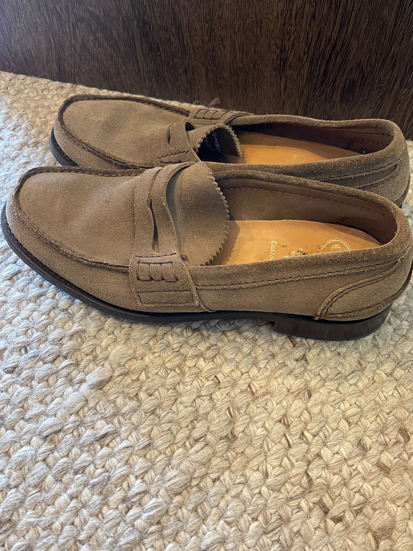 Church's Church's Brown Suede Loafers Size US 10.5 / EU 43-44 - 3 Thumbnail