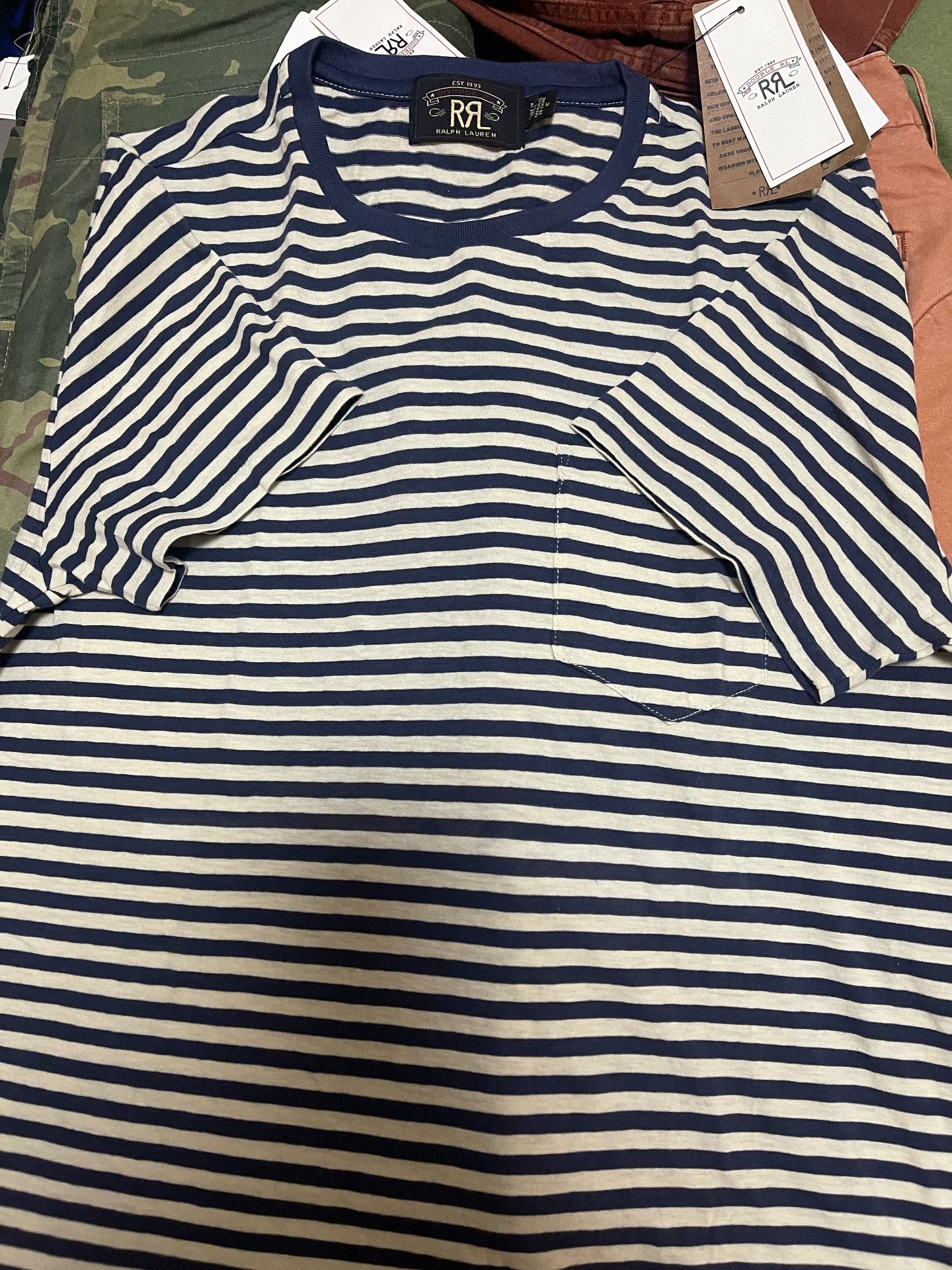 RRL Ralph Lauren RRL Double RL Striped Tee Size US M / EU 48-50 / 2 - 3 Thumbnail