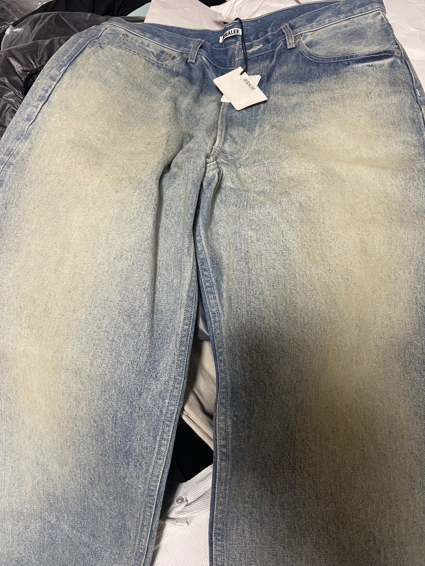 Auralee AURALEE Selvedge Faded Heavy Wide Pants Size US 30 / EU 46 - 2 Thumbnail