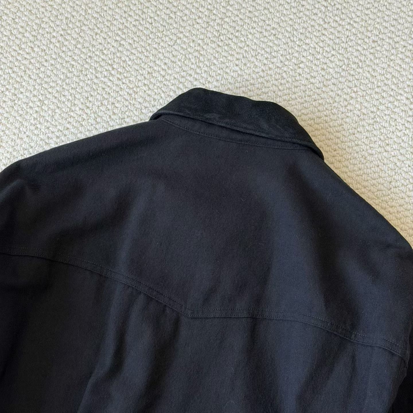 Comoli COMOLI Black Drill Zip Jacket Size US M / EU 48-50 / 2 - 7 Thumbnail