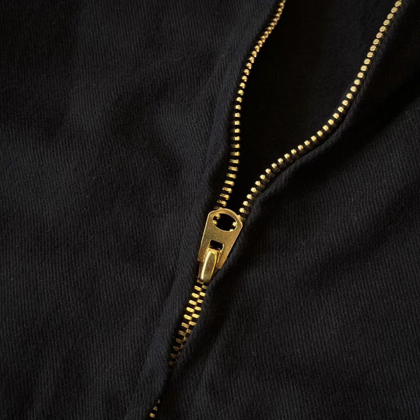 Comoli COMOLI Black Drill Zip Jacket Size US M / EU 48-50 / 2 - 8 Thumbnail