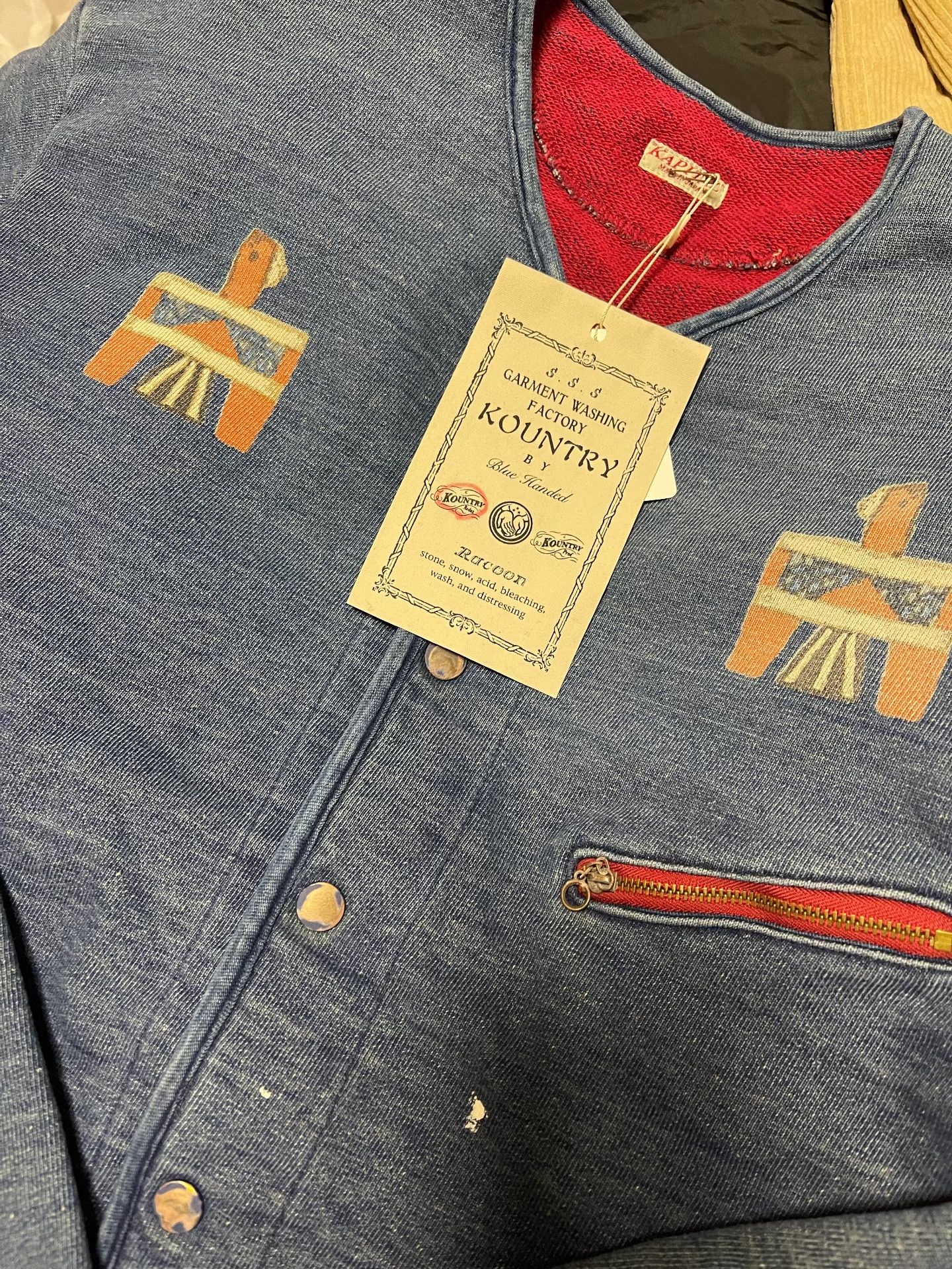 Kapital Kountry KAPITAL KOUNTRY VINTAGE INDIGO JKT Size US XL / EU 56 / 4 - 2 Thumbnail