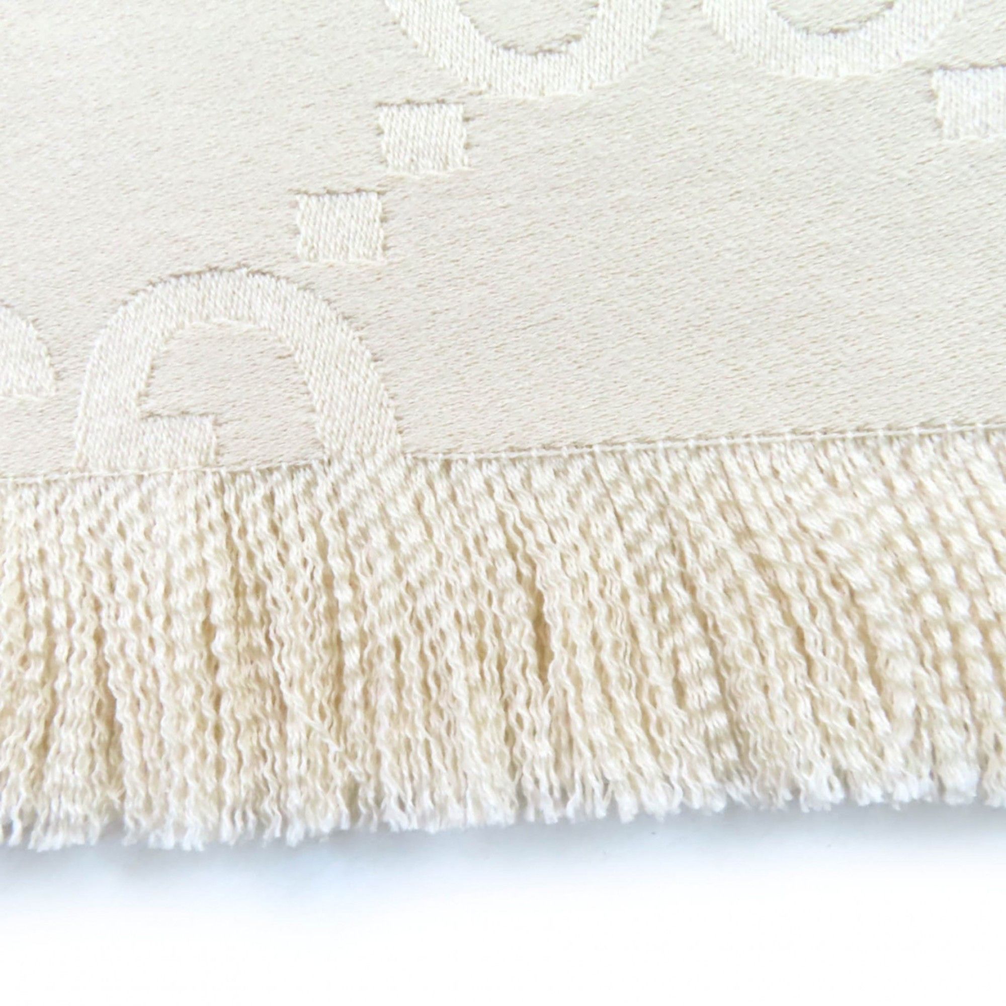 Gucci GUCCI 795551 Wool and Silk GG Jacquard Large Blanket/Shawl, Beige, 135 x 180cm, Made in Italy, Authentic, Women's Size ONE SIZE - 5 Thumbnail