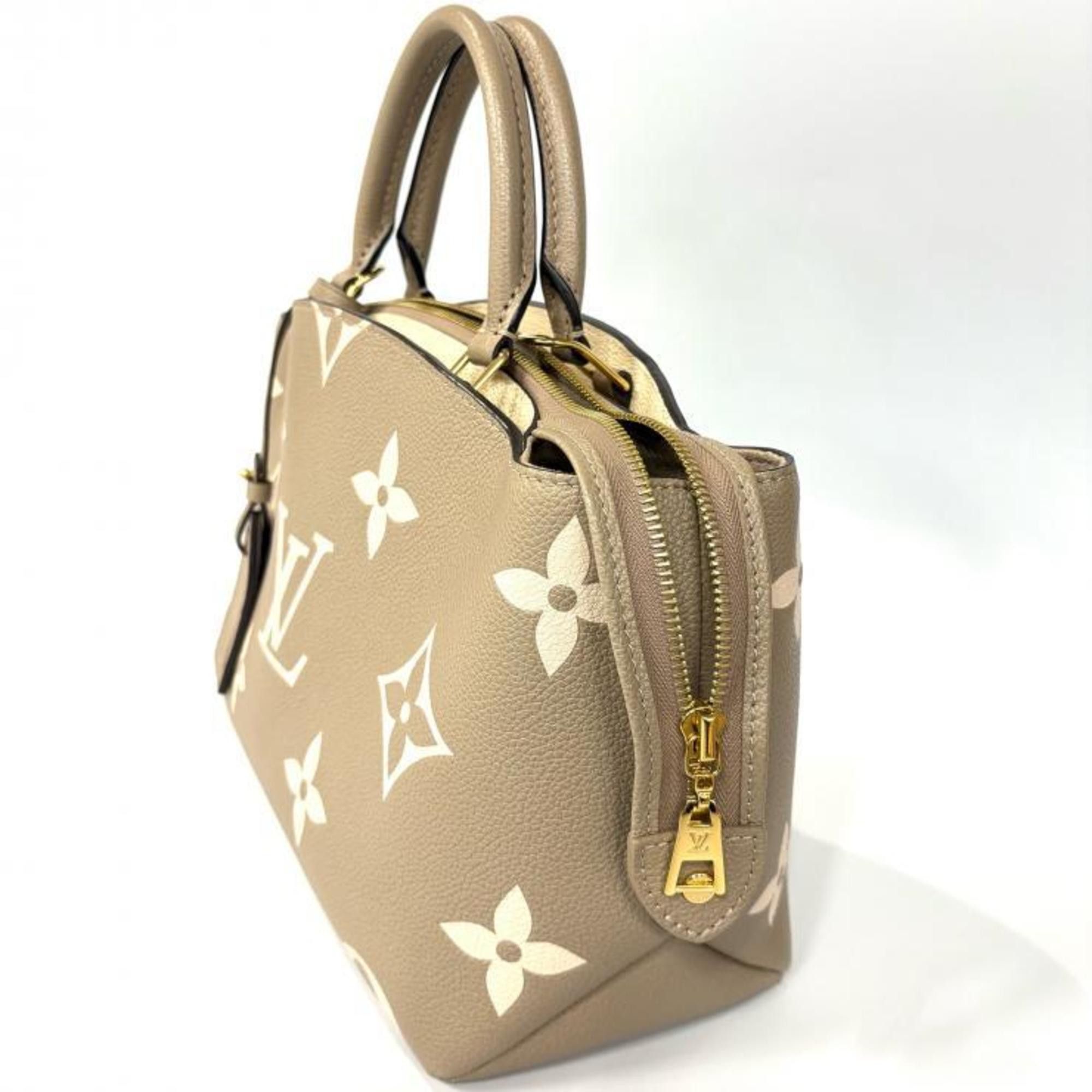 Louis Vuitton Louis Vuitton Bicolor Monogram Empreinte M58914 Petit Palais PM Tourterelle Creme Size ONE SIZE - 5 Thumbnail