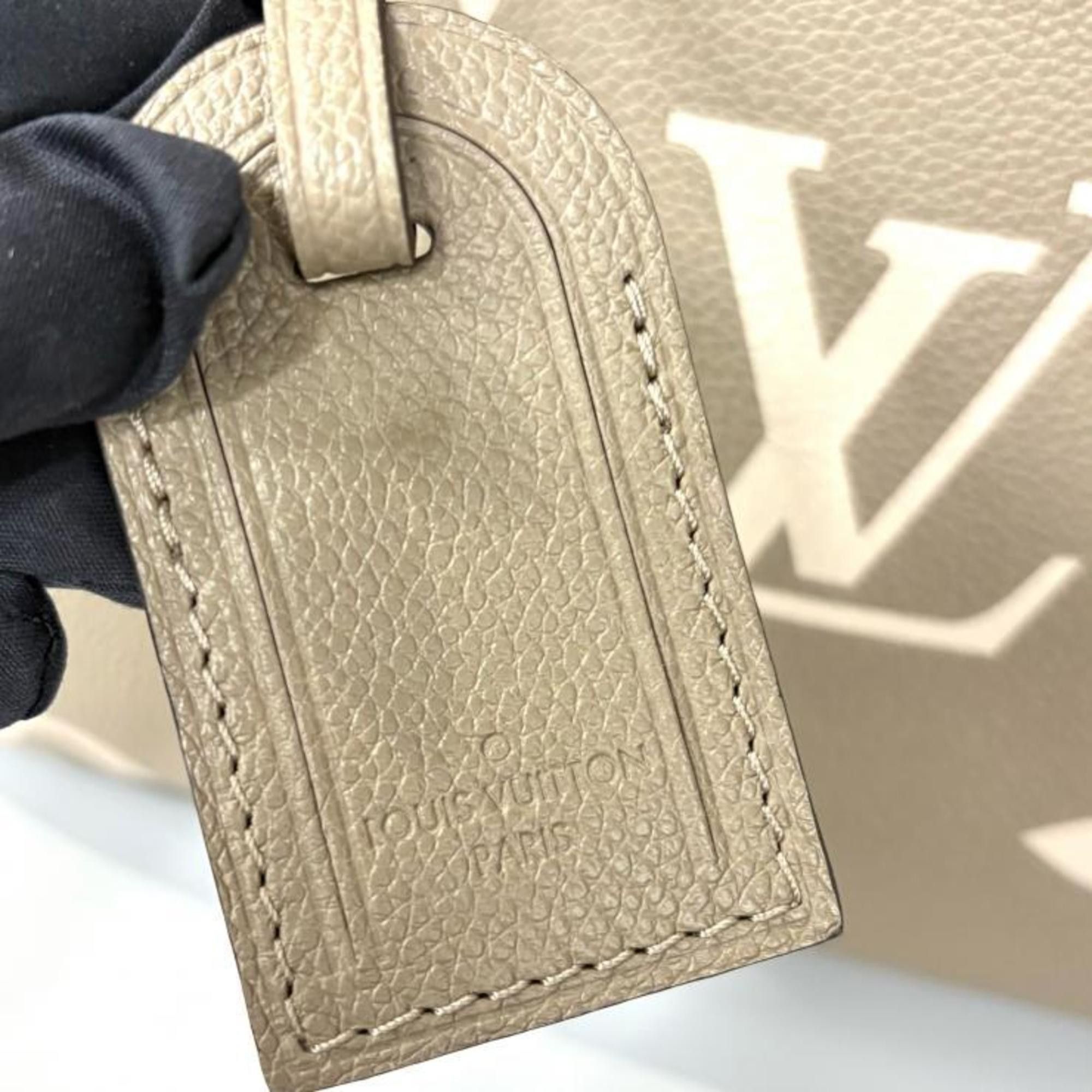 Louis Vuitton Louis Vuitton Bicolor Monogram Empreinte M58914 Petit Palais PM Tourterelle Creme Size ONE SIZE - 6 Thumbnail