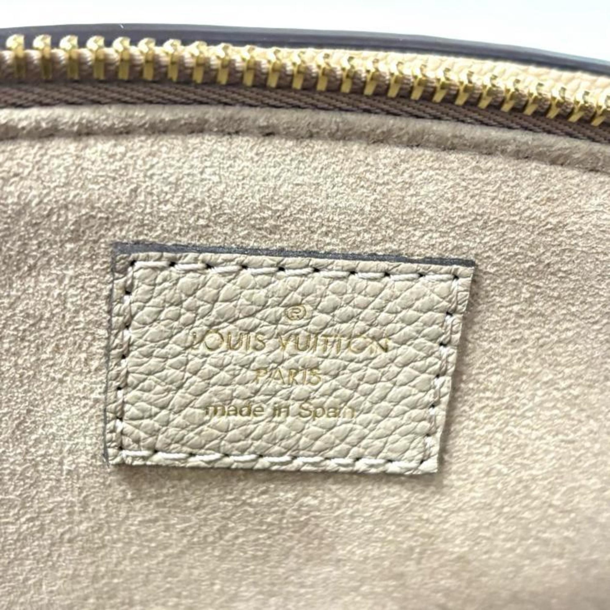 Louis Vuitton Louis Vuitton Bicolor Monogram Empreinte M58914 Petit Palais PM Tourterelle Creme Size ONE SIZE - 7 Thumbnail