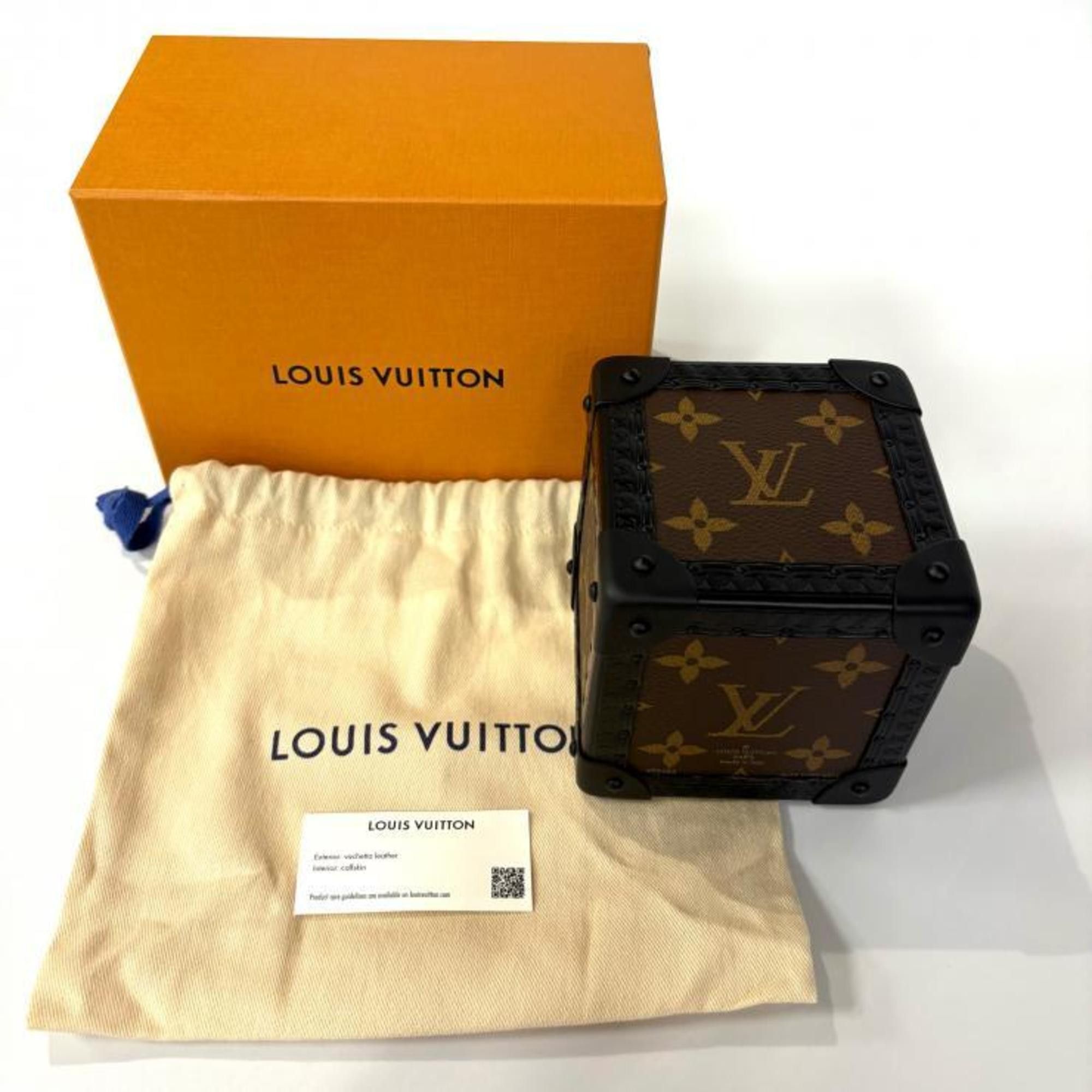 Louis Vuitton Louis Vuitton Trunk-Shaped Cube Monogram VIP Exclusive Novelty R99583 Figurine Size ONE SIZE - 9 Thumbnail