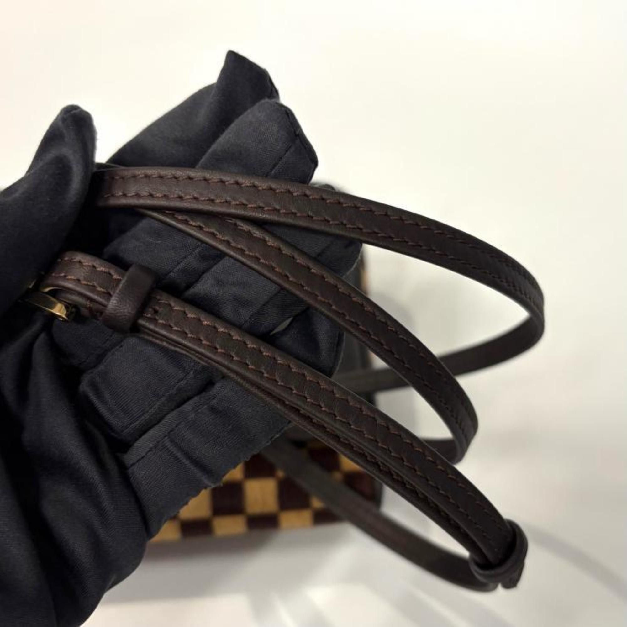Louis Vuitton LOUIS VUITTON Damier Sauvage Gazelle M92130 Shoulder Bag in Brown Pony Leather Size ONE SIZE - 12 Thumbnail