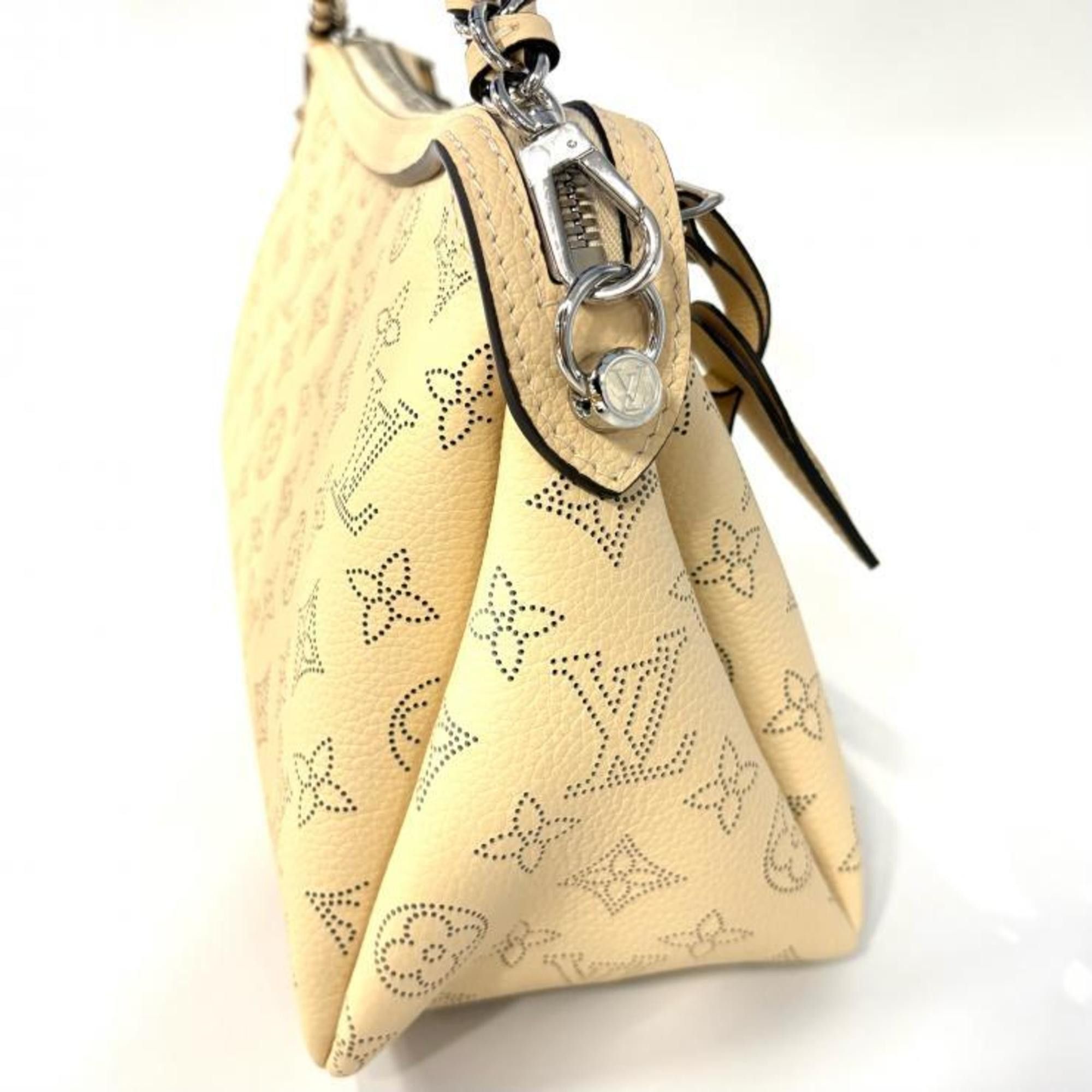 Louis Vuitton Louis Vuitton Mahina M24255 Hand It All PM Galle 2-way Shoulder Bag, Beige Size ONE SIZE - 4 Thumbnail