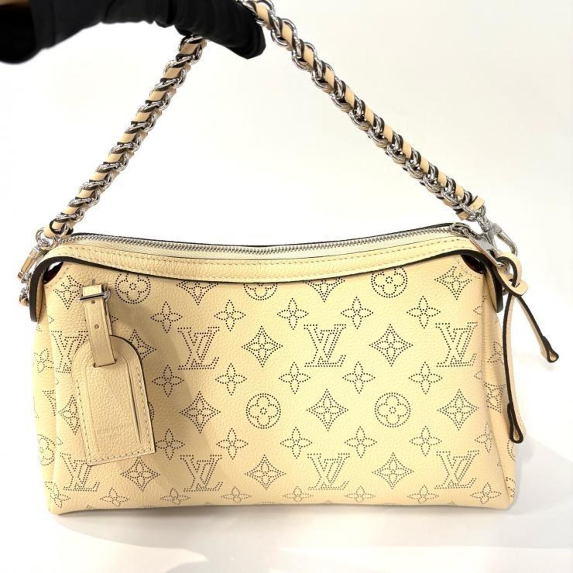 Louis Vuitton Louis Vuitton Mahina M24255 Hand It All PM Galle 2-way Shoulder Bag, Beige Size ONE SIZE - 3 Thumbnail