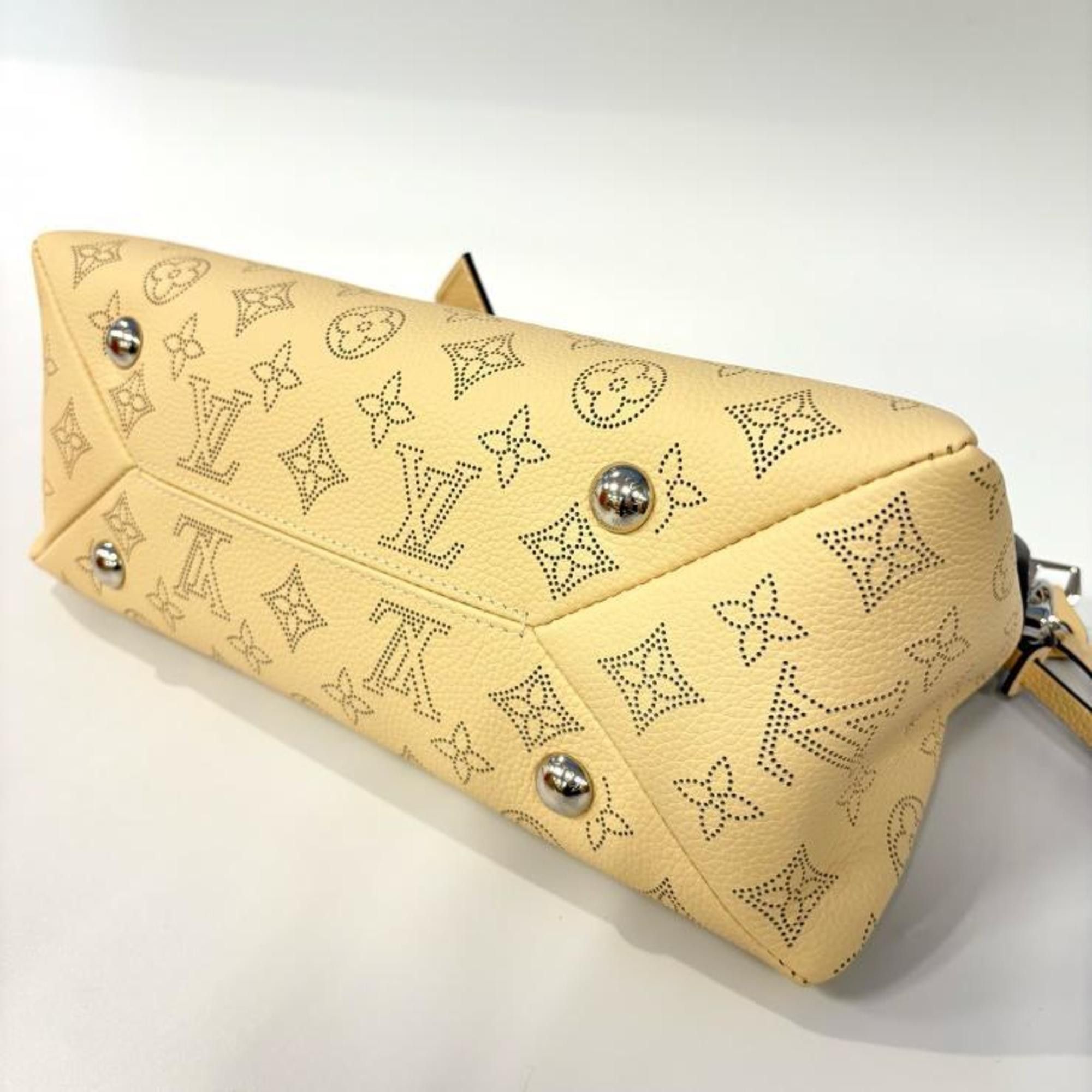 Louis Vuitton Louis Vuitton Mahina M24255 Hand It All PM Galle 2-way Shoulder Bag, Beige Size ONE SIZE - 5 Thumbnail