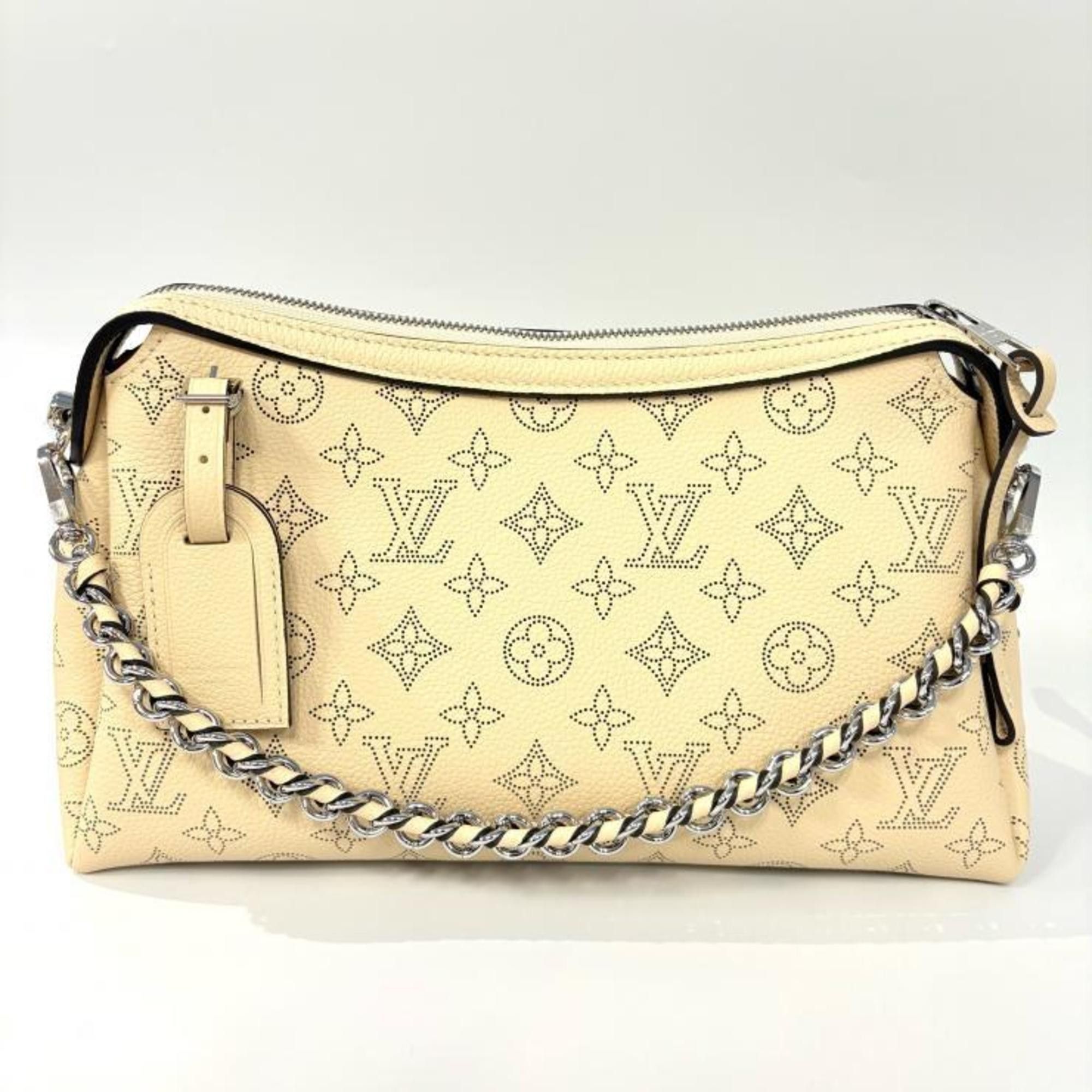Louis Vuitton Louis Vuitton Mahina M24255 Hand It All PM Galle 2-way Shoulder Bag, Beige Size ONE SIZE - 2 Thumbnail