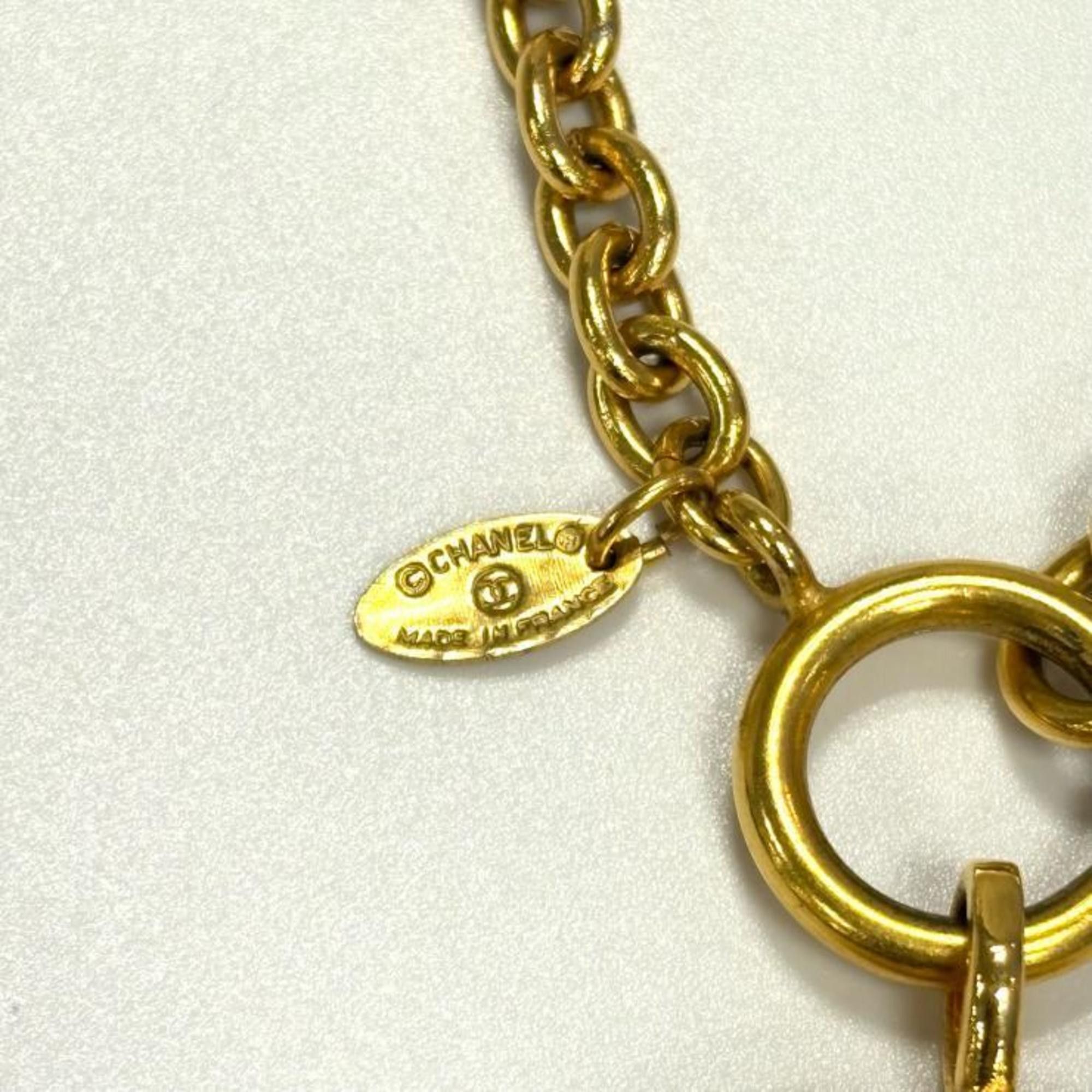 Chanel CHANEL Matelasse Vintage Coco Mark Necklace in GP Gold Size ONE SIZE - 6 Thumbnail