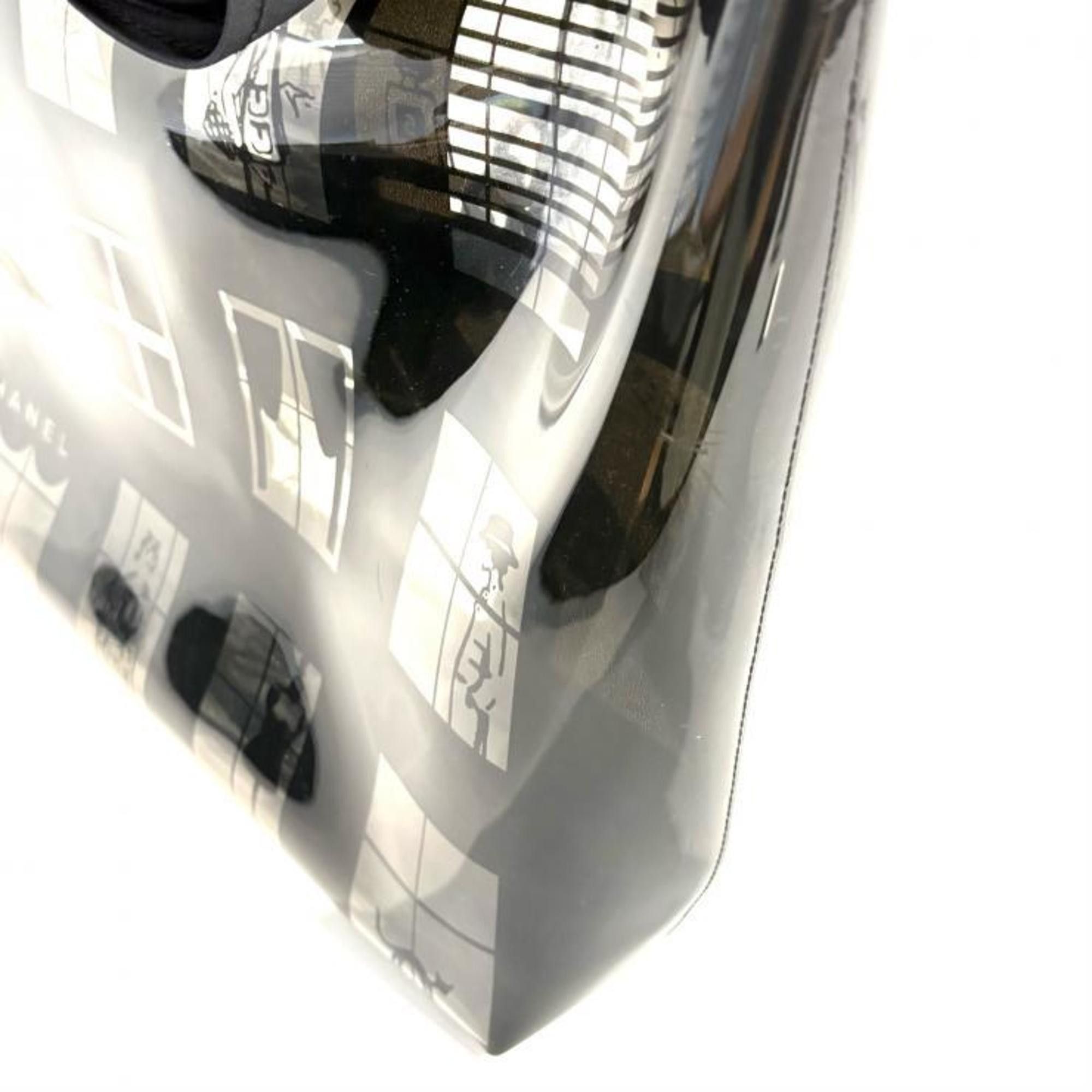 Chanel CHANEL Windows Plastic Chain Black Clear Tote Size ONE SIZE - 11 Thumbnail