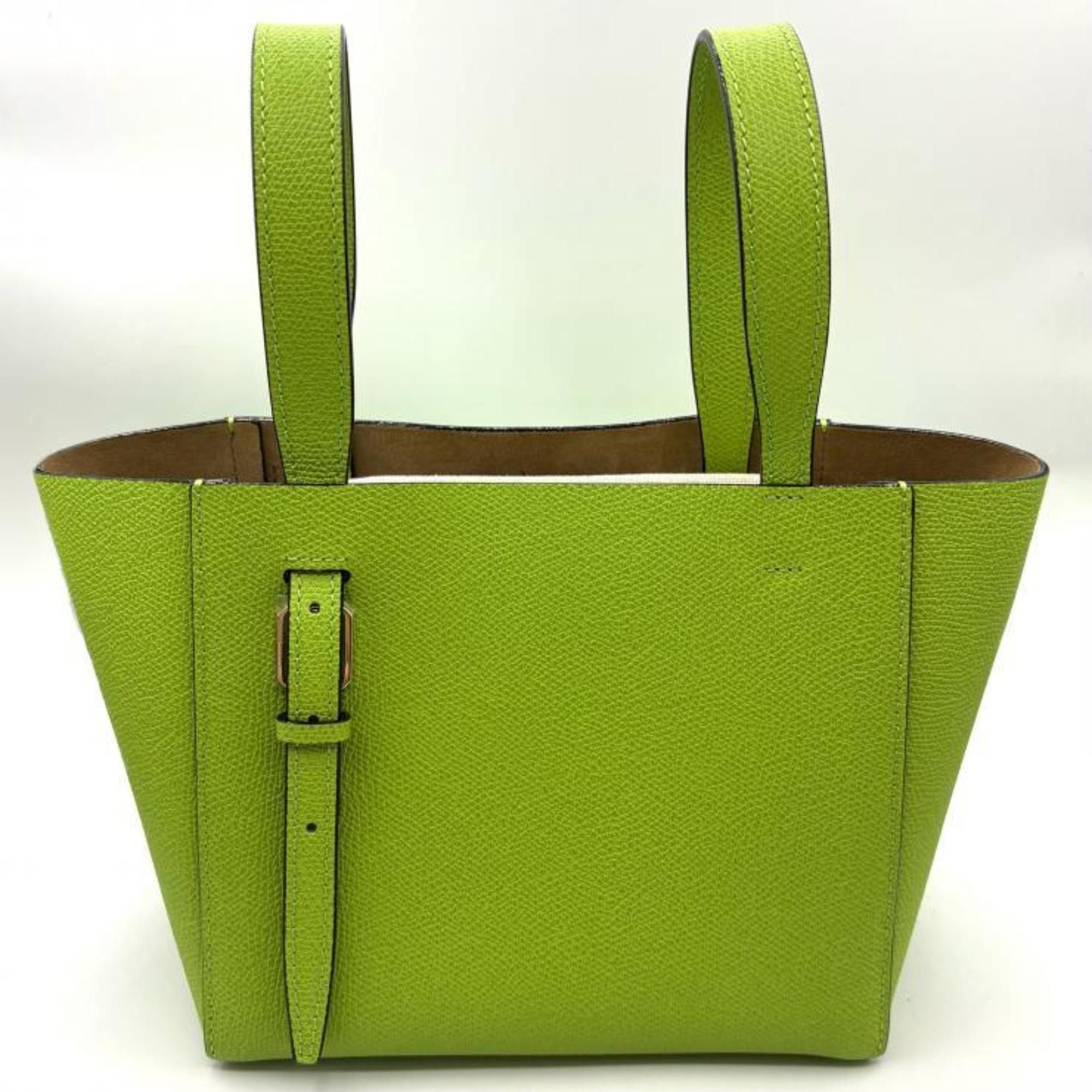 Valextra Valextra Bucket Micro Shoulder Bag, Apple Green (WBSF0090028LOCTFVE) Size ONE SIZE - 4 Thumbnail