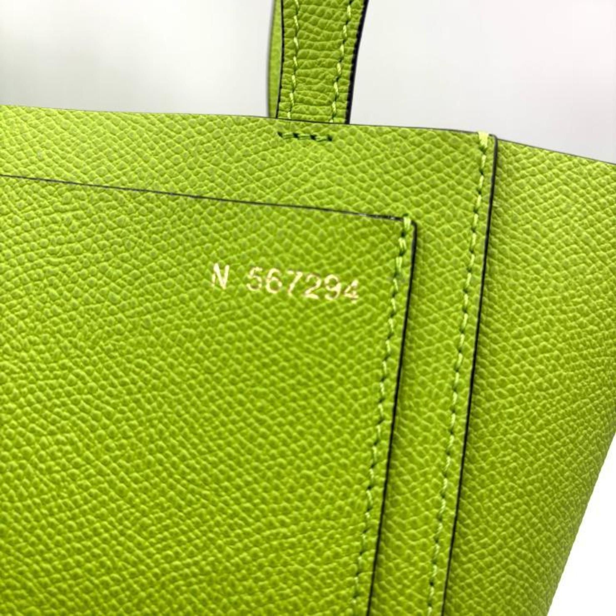 Valextra Valextra Bucket Micro Shoulder Bag, Apple Green (WBSF0090028LOCTFVE) Size ONE SIZE - 5 Thumbnail