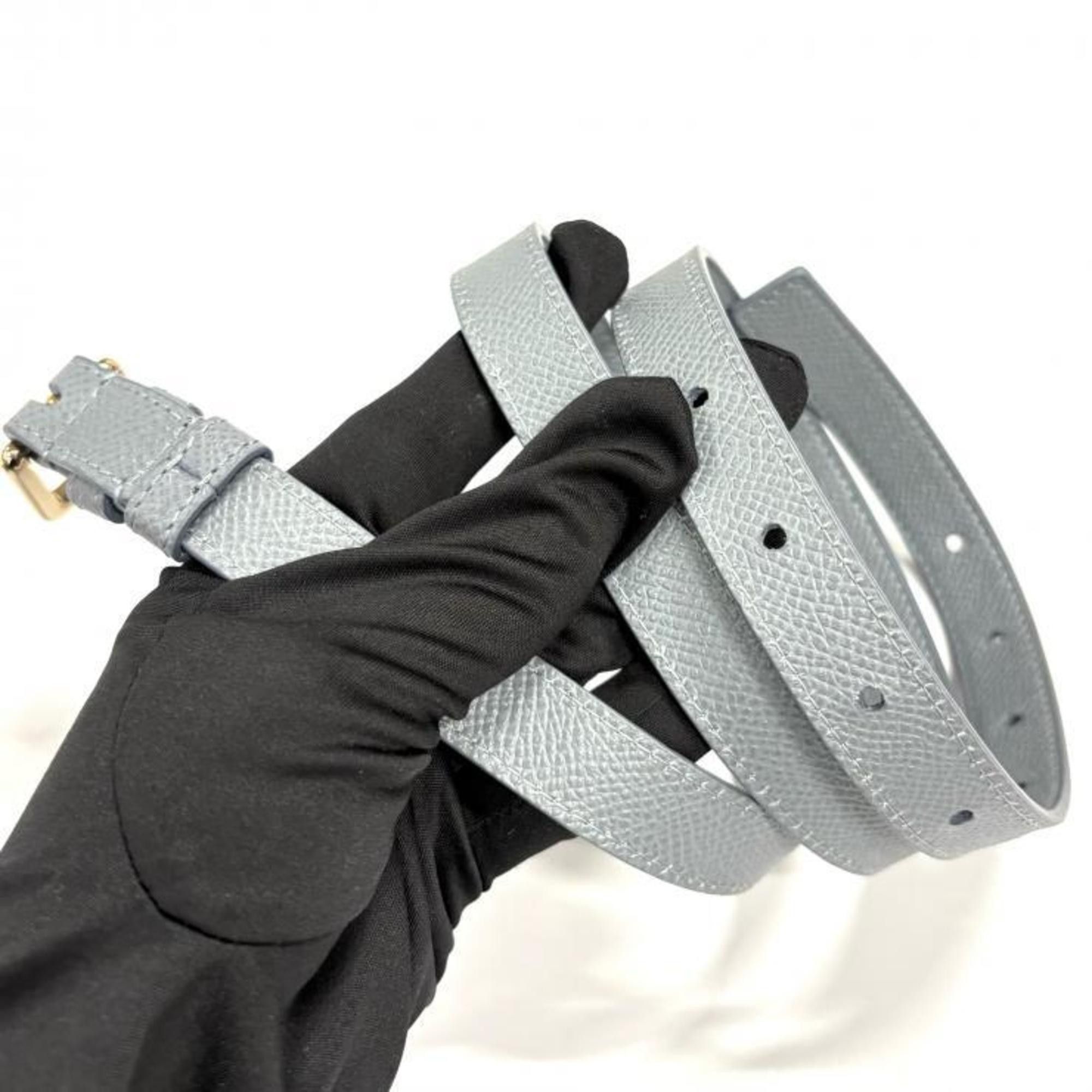 Dior Christian Dior Leather 30 Montaigne Shoulder Bag in Gray with Chain Wallet Size ONE SIZE - 7 Thumbnail