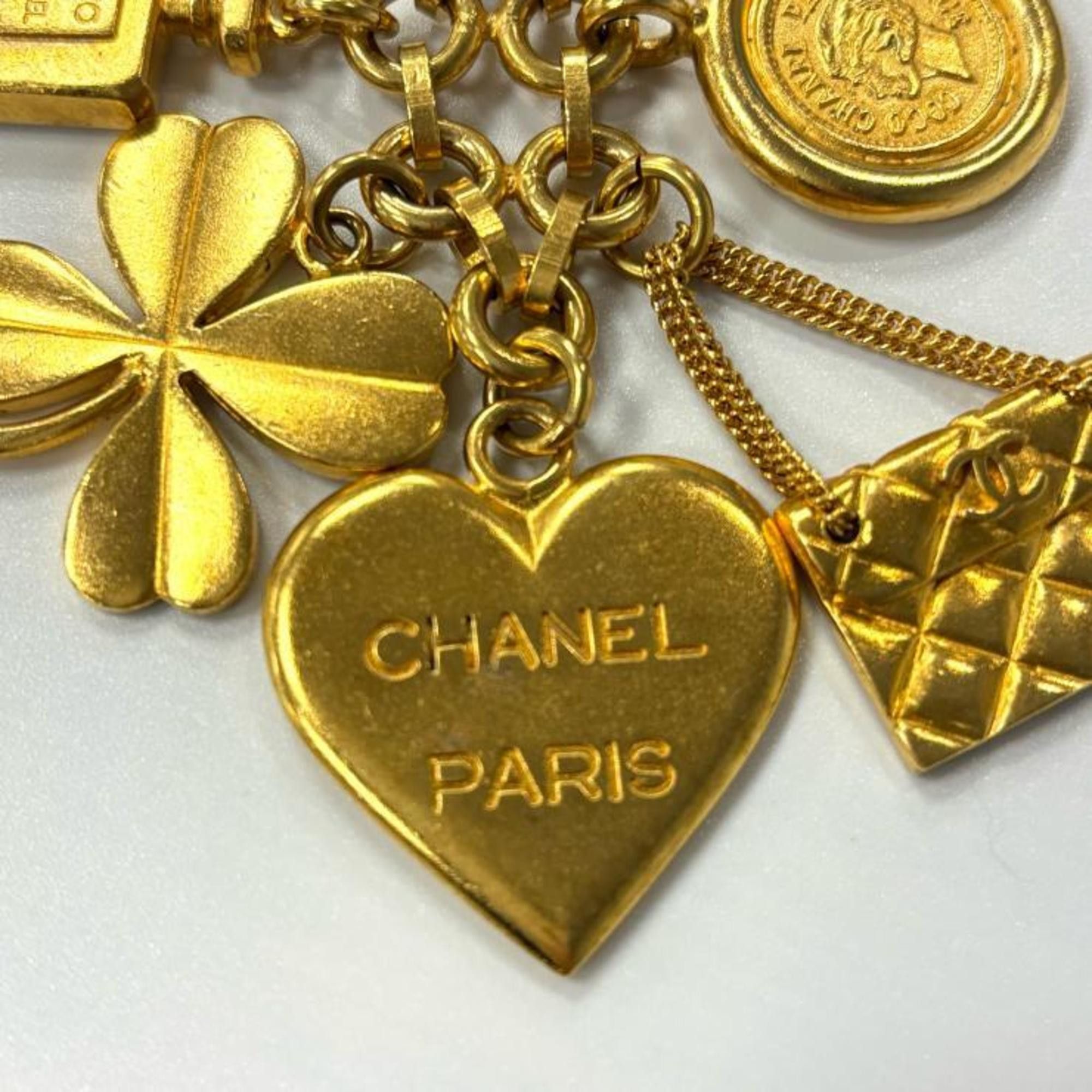 Chanel CHANEL Icon Charm Brooch Vintage 95A Coco Mark Matelasse GP Gold Size ONE SIZE - 3 Thumbnail