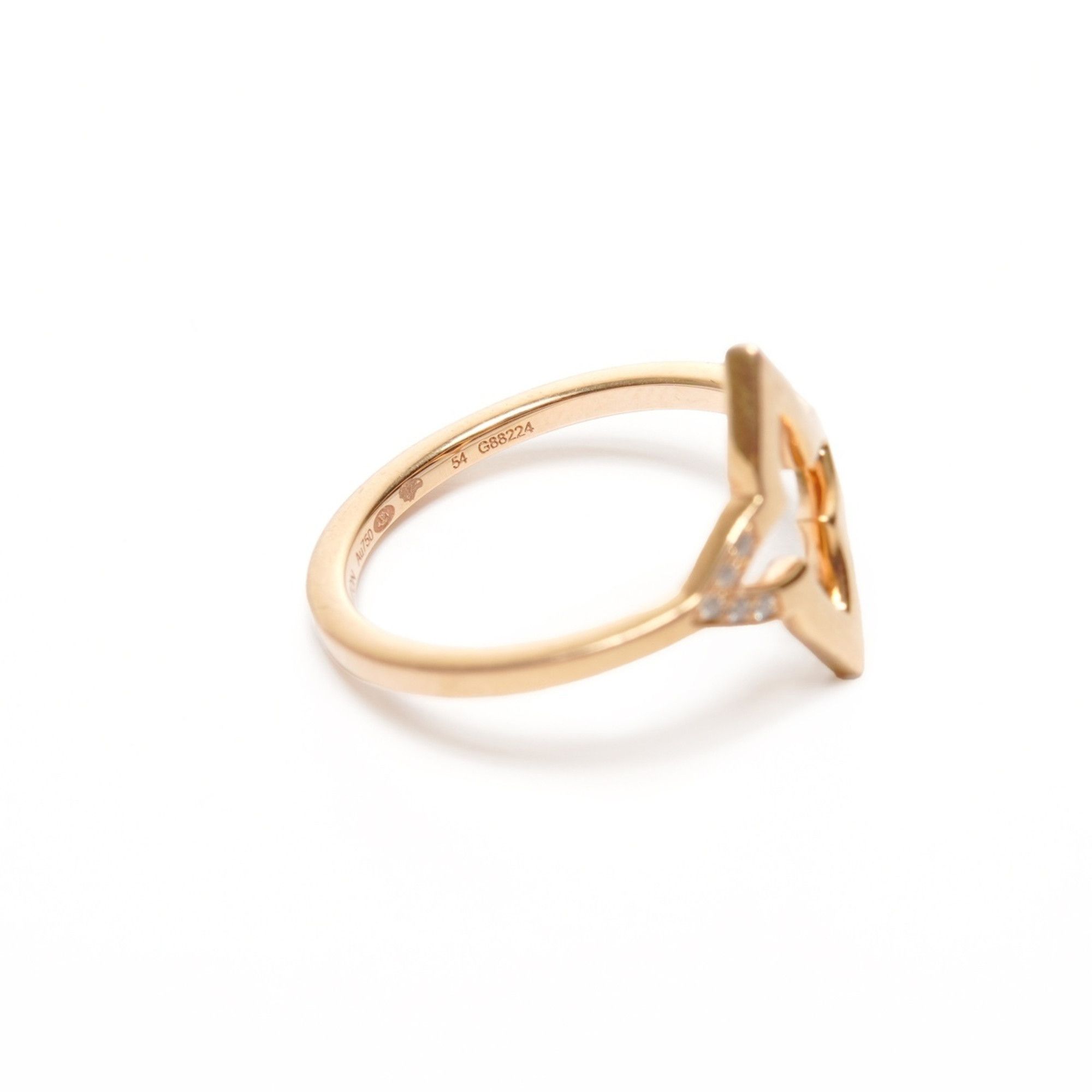 Louis Vuitton Louis Vuitton Blossom 750K18 Gold Ring with Diamonds #14 Size ONE SIZE - 7 Thumbnail
