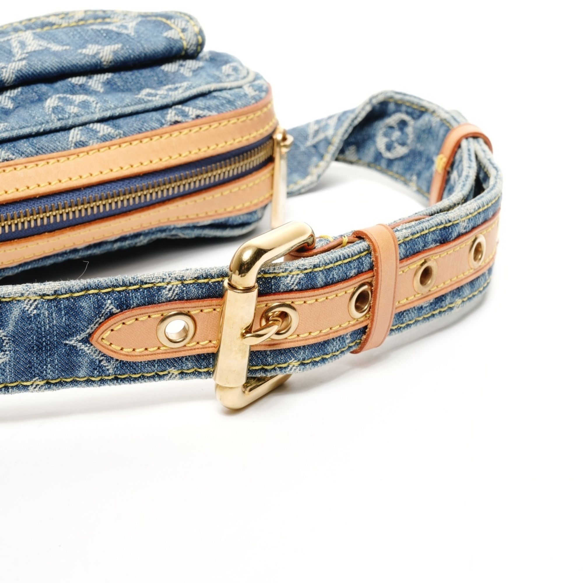 Louis Vuitton Louis Vuitton Denim Monogram Bum Bag, 2007, Blue Size ONE SIZE - 12 Thumbnail