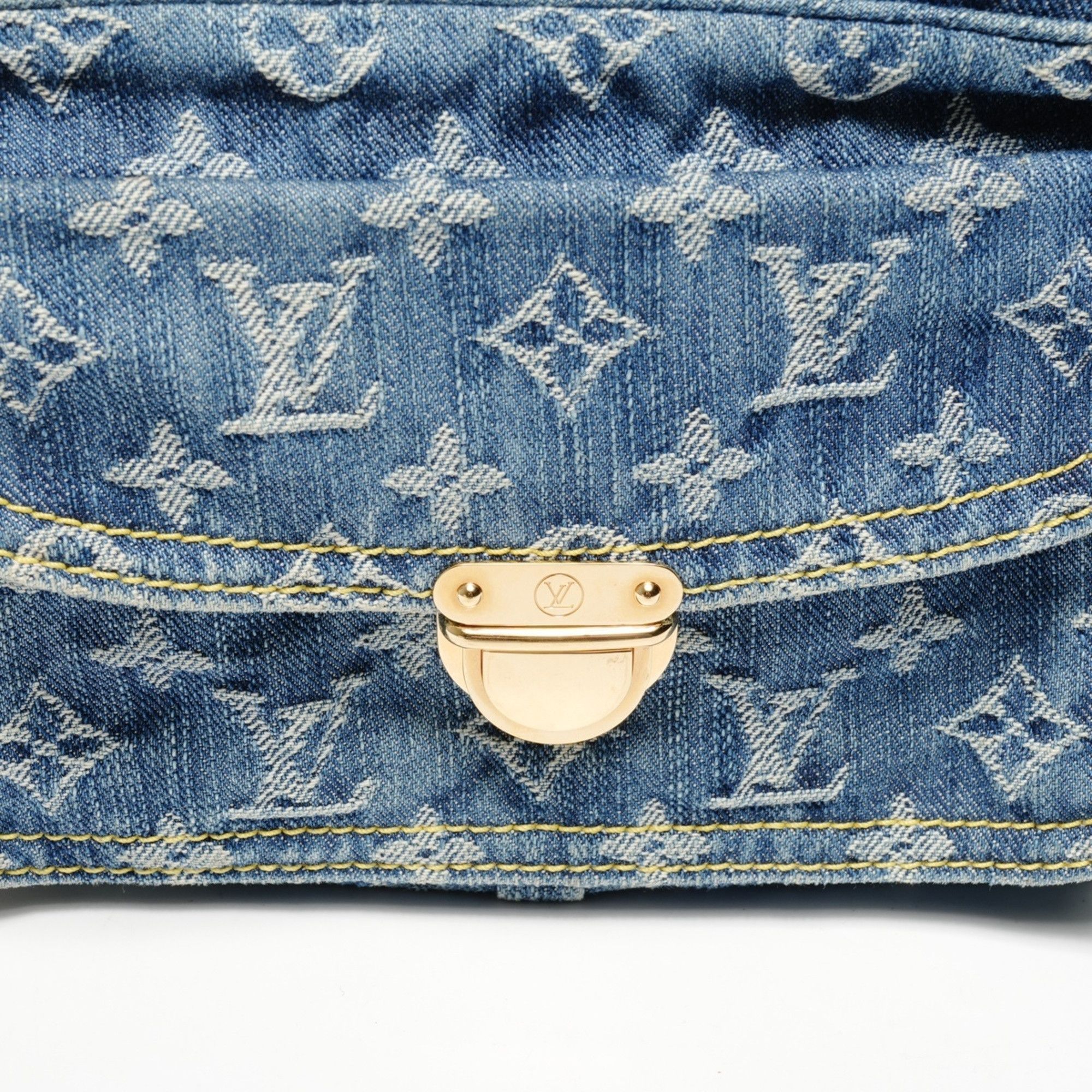 Louis Vuitton Louis Vuitton Denim Monogram Bum Bag, 2007, Blue Size ONE SIZE - 8 Thumbnail