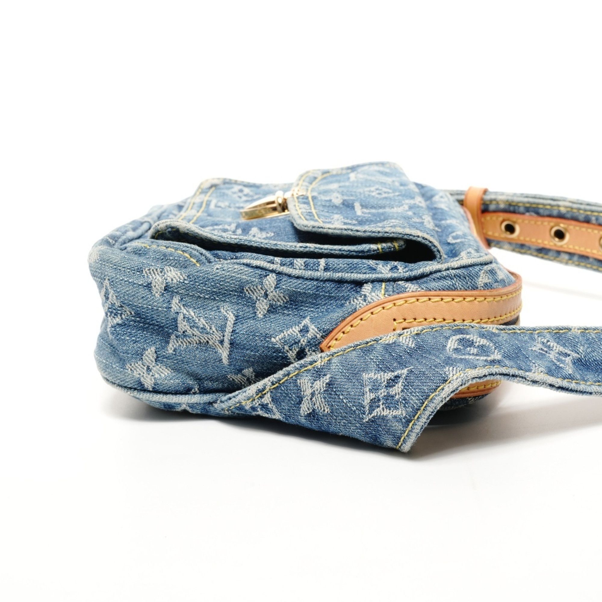 Louis Vuitton Louis Vuitton Denim Monogram Bum Bag, 2007, Blue Size ONE SIZE - 4 Thumbnail