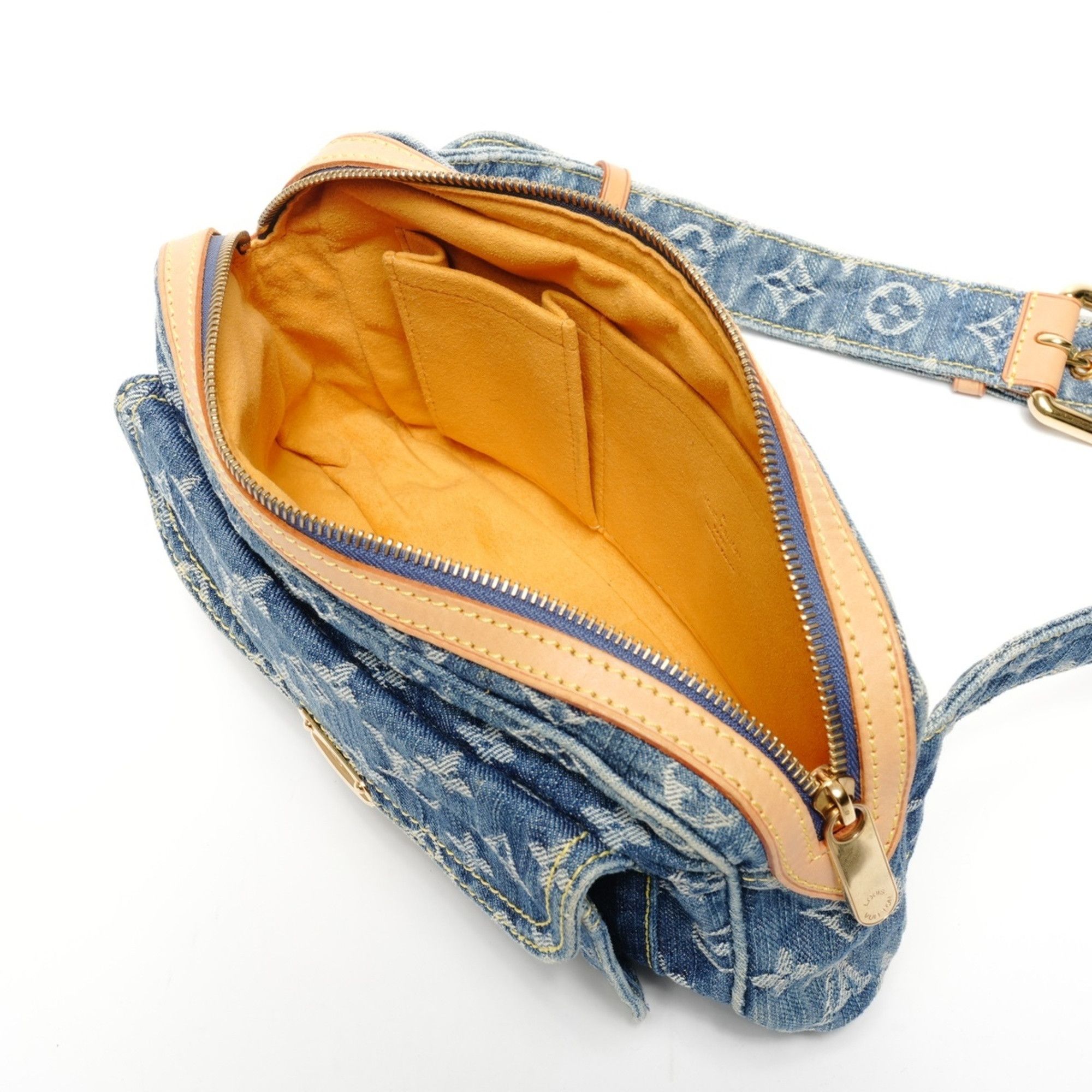 Louis Vuitton Louis Vuitton Denim Monogram Bum Bag, 2007, Blue Size ONE SIZE - 11 Thumbnail