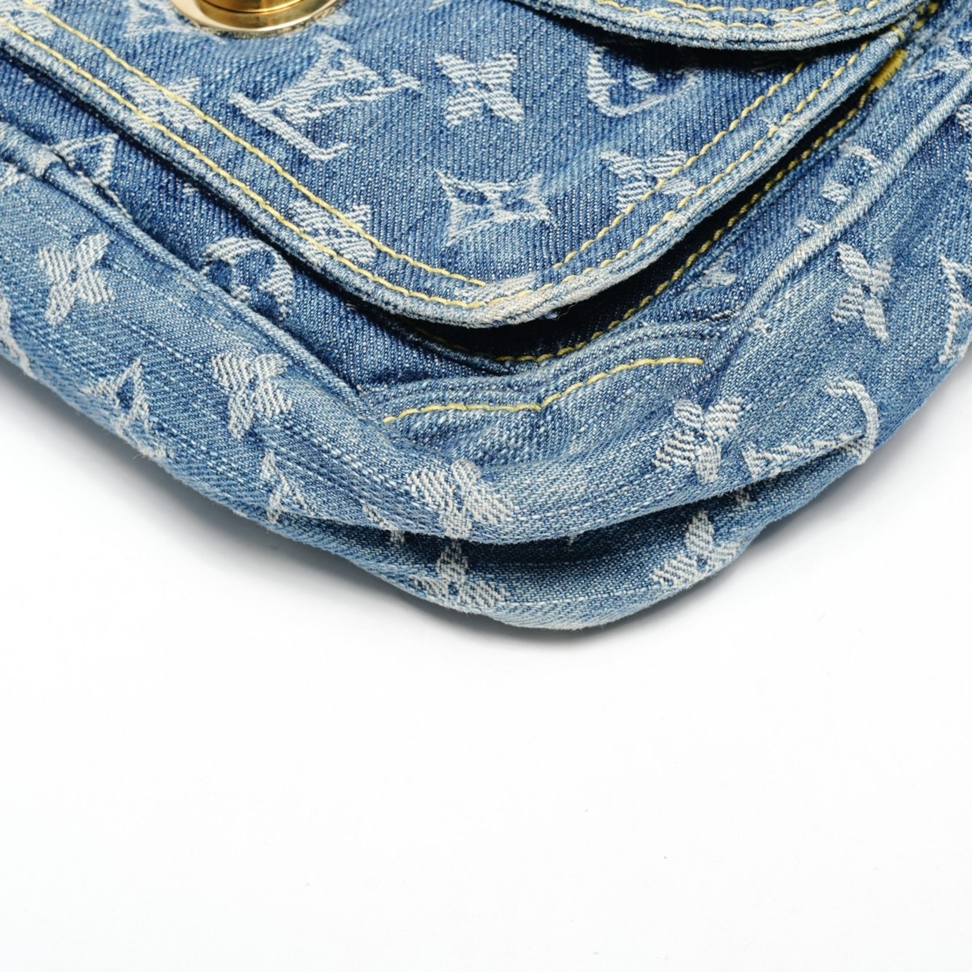 Louis Vuitton Louis Vuitton Denim Monogram Bum Bag, 2007, Blue Size ONE SIZE - 6 Thumbnail