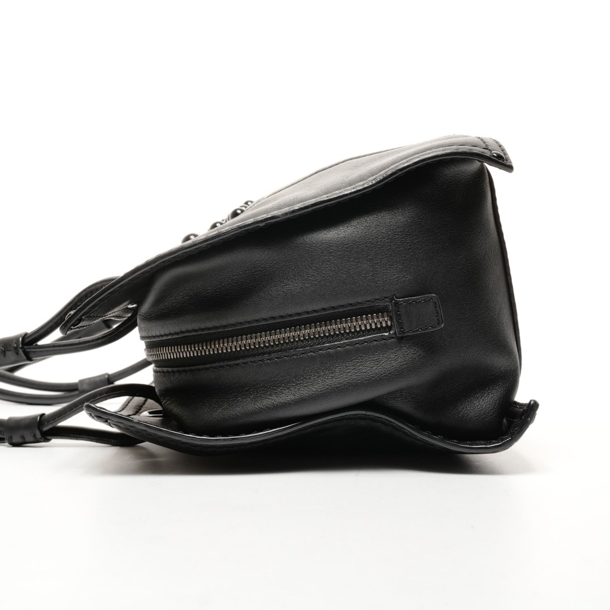 Loewe LOEWE logo leather tote bag shoulder black Size ONE SIZE - 3 Thumbnail