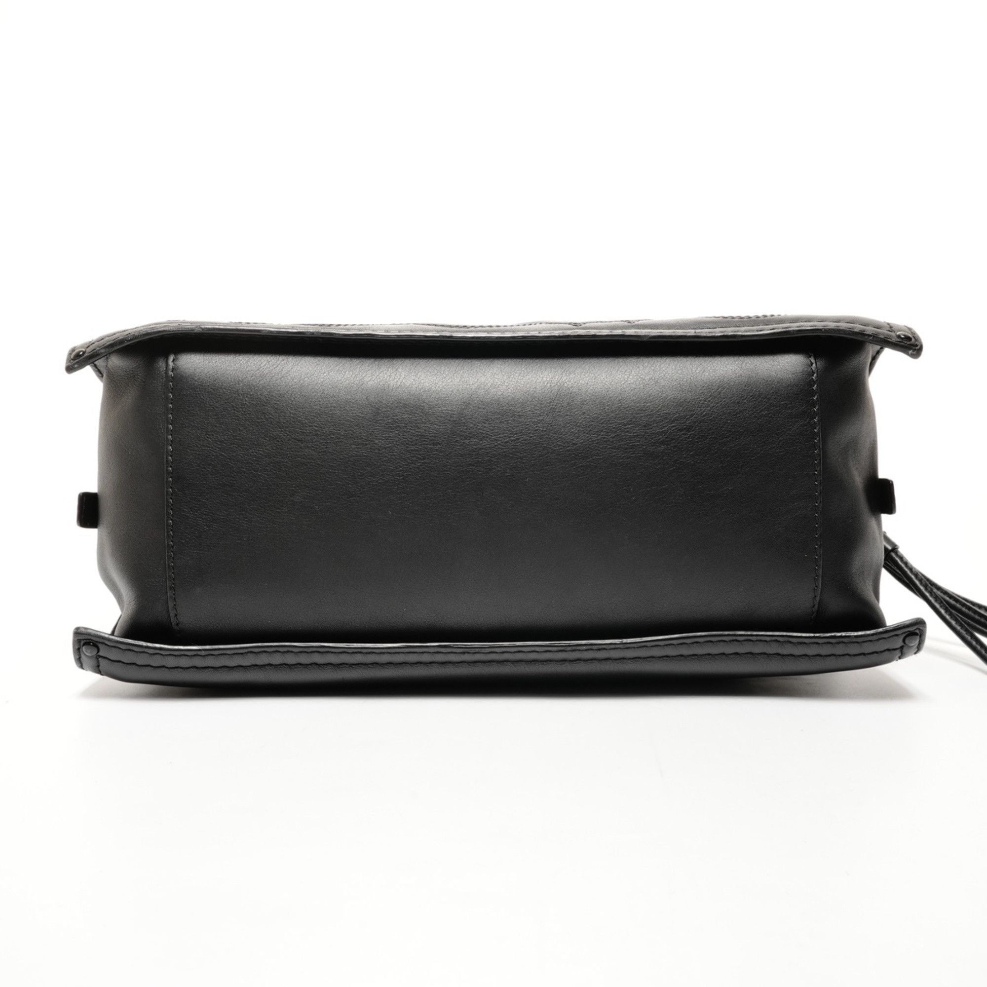 Loewe LOEWE logo leather tote bag shoulder black Size ONE SIZE - 7 Thumbnail