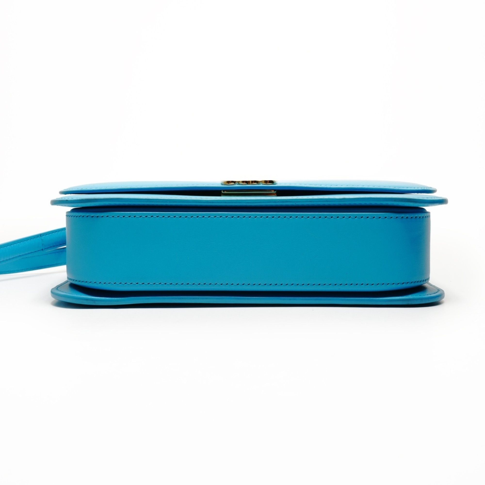 Loewe LOEWE Goya Medium Leather Turquoise Shoulder Bag in Blue Size ONE SIZE - 7 Thumbnail