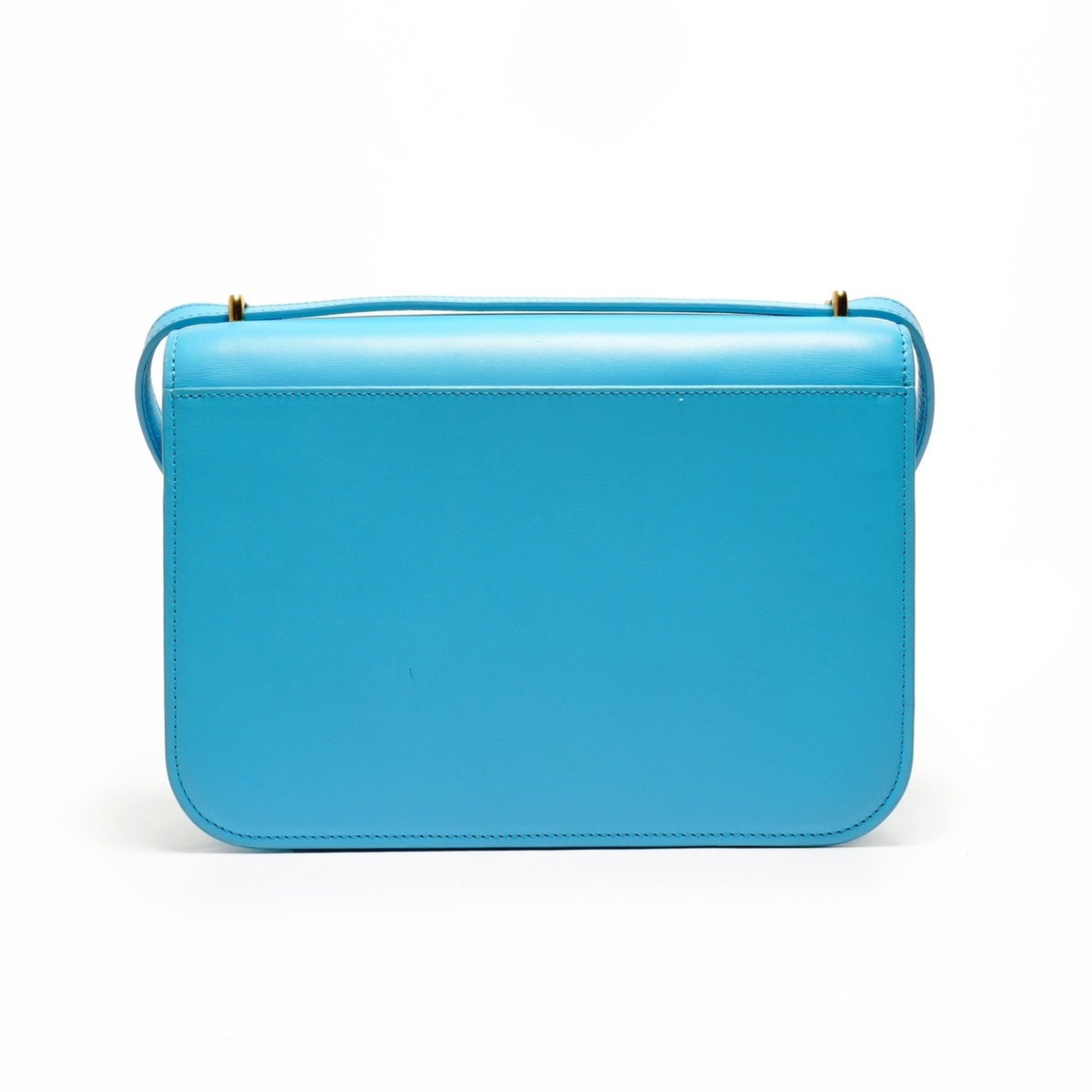 Loewe LOEWE Goya Medium Leather Turquoise Shoulder Bag in Blue Size ONE SIZE - 2 Thumbnail
