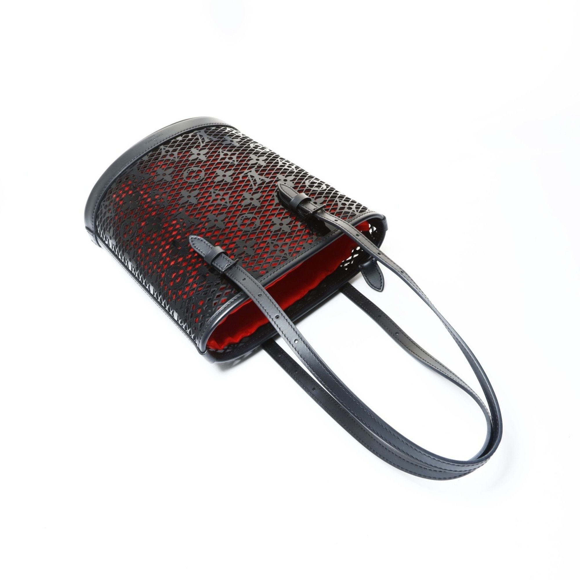 Louis Vuitton Louis Vuitton Lace Bucket PM Monogram Shoulder Bag in Black Size ONE SIZE - 8 Thumbnail