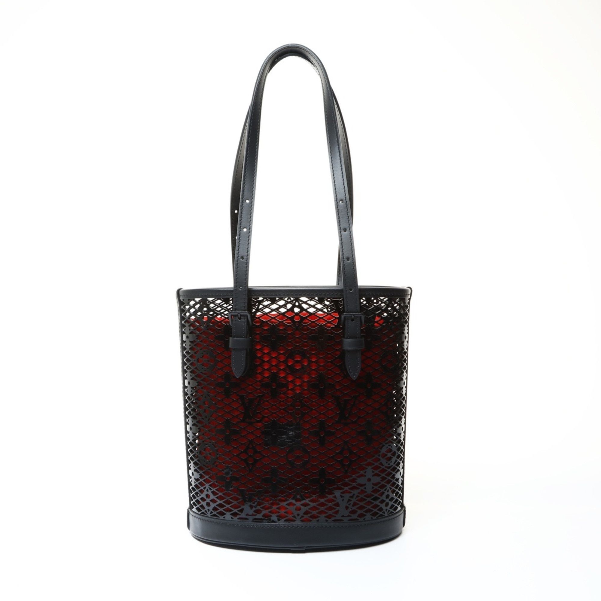 Louis Vuitton Louis Vuitton Lace Bucket PM Monogram Shoulder Bag in Black Size ONE SIZE - 2 Thumbnail