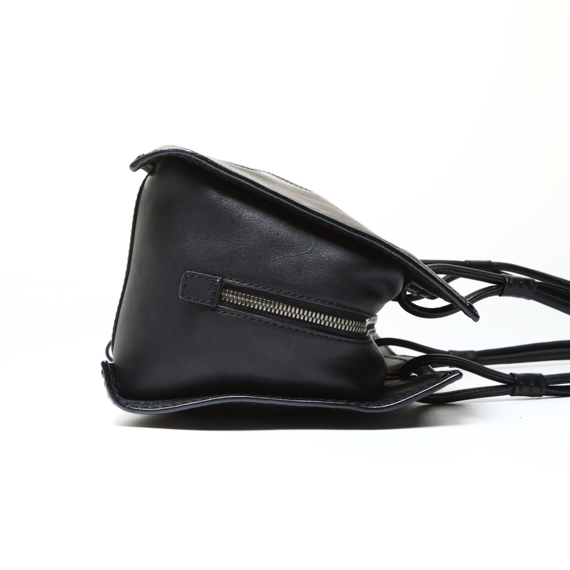 Loewe LOEWE Shopper Bag Handbag Logo Leather Anagram Tote Black Size ONE SIZE - 4 Thumbnail