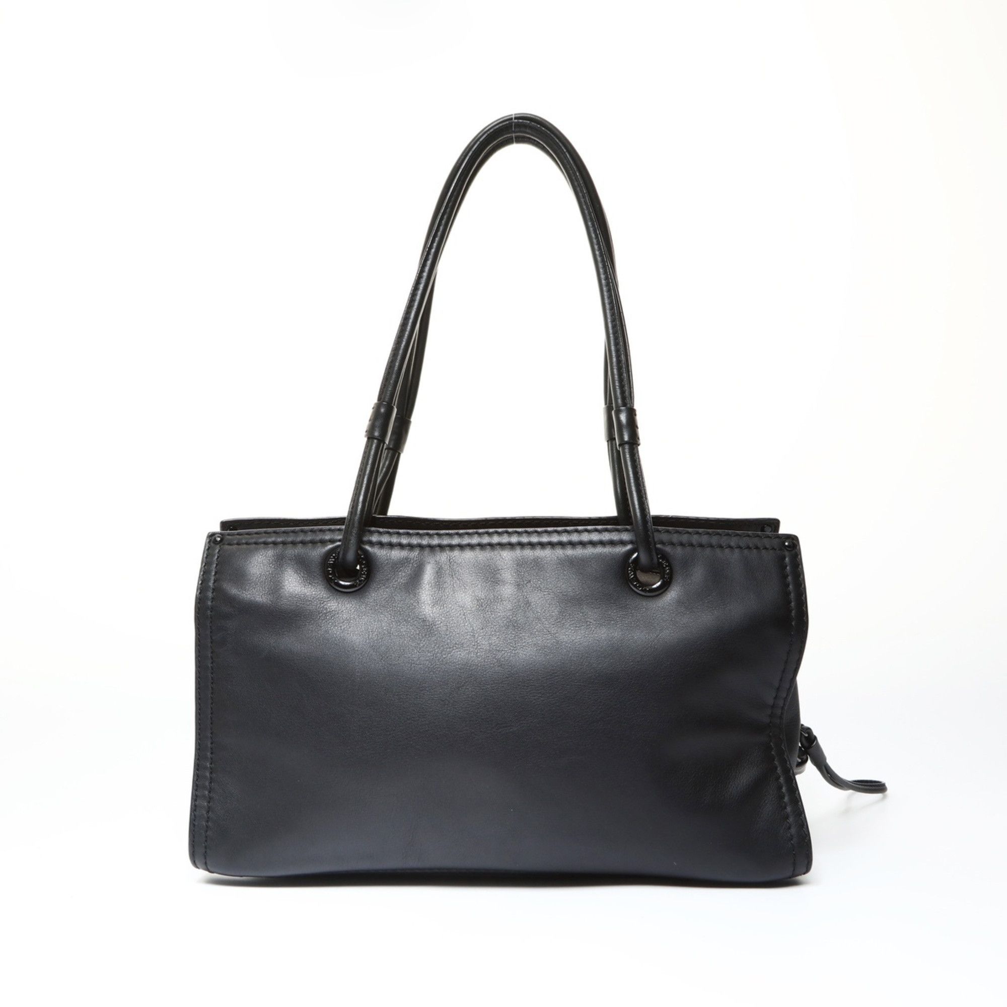 Loewe LOEWE Shopper Bag Handbag Logo Leather Anagram Tote Black Size ONE SIZE - 2 Thumbnail