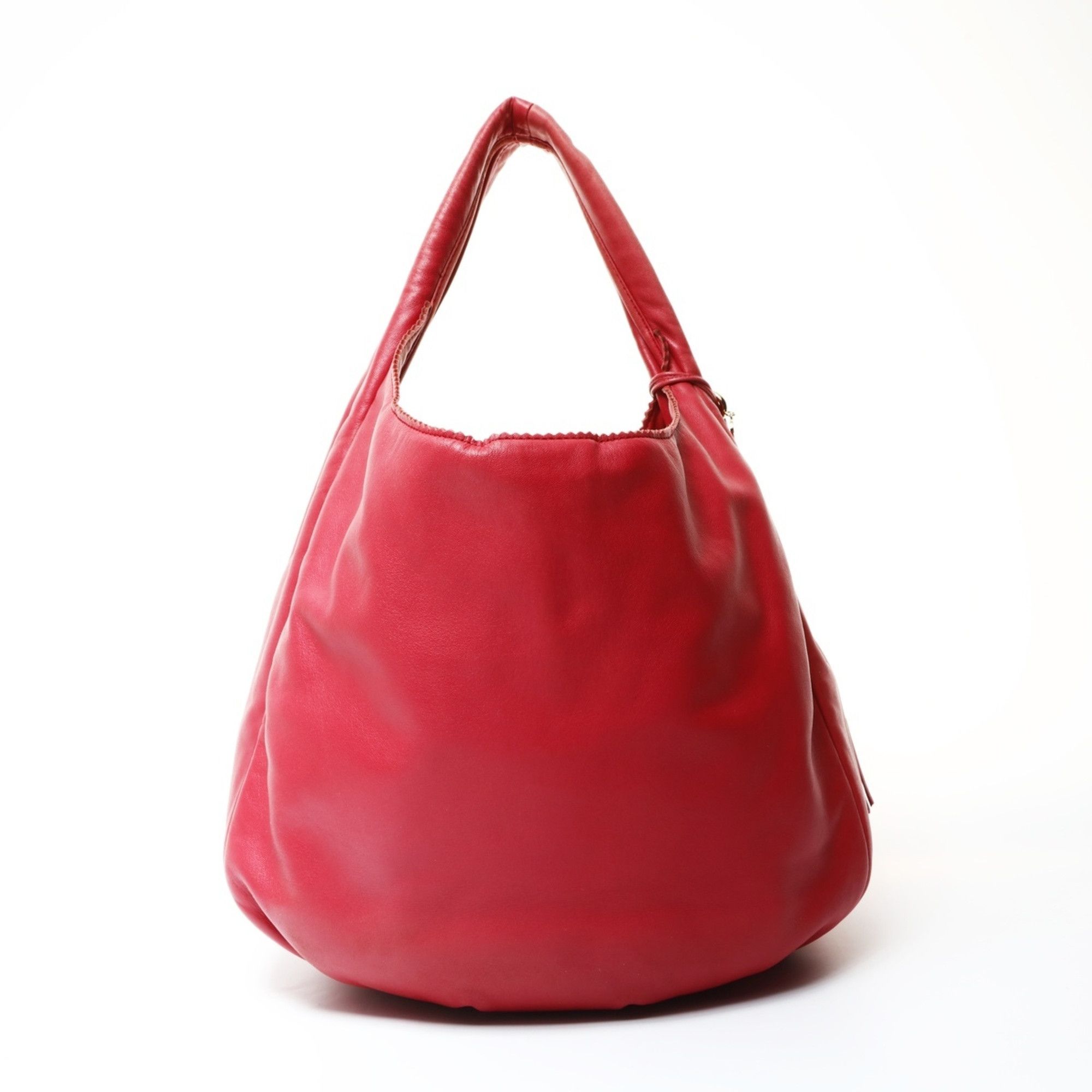 Loewe LOEWE Soft Leather Anagram Shoulder Bag in Red Size ONE SIZE - 2 Thumbnail