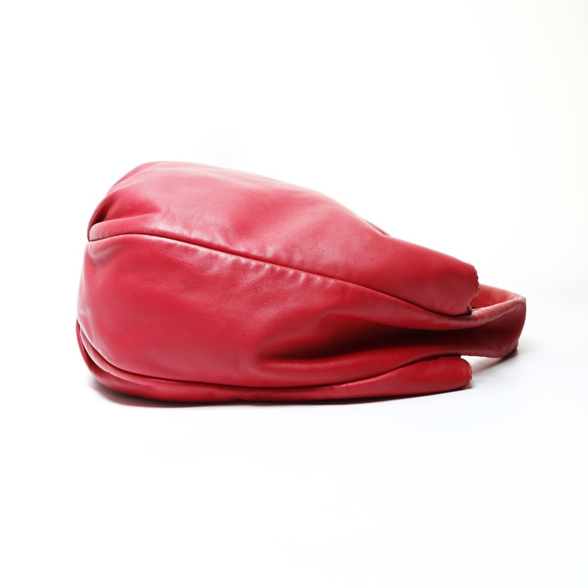 Loewe LOEWE Soft Leather Anagram Shoulder Bag in Red Size ONE SIZE - 4 Thumbnail