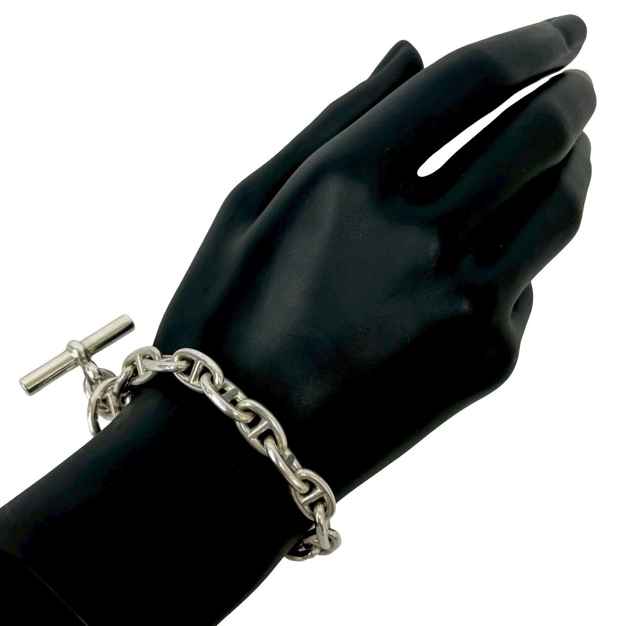 Hermes Hermes Hermes Chaine d’Ancre PM Silver Bracelet Precious Metal Bracelet DUTY FREE for USA Size ONE SIZE - 3 Thumbnail