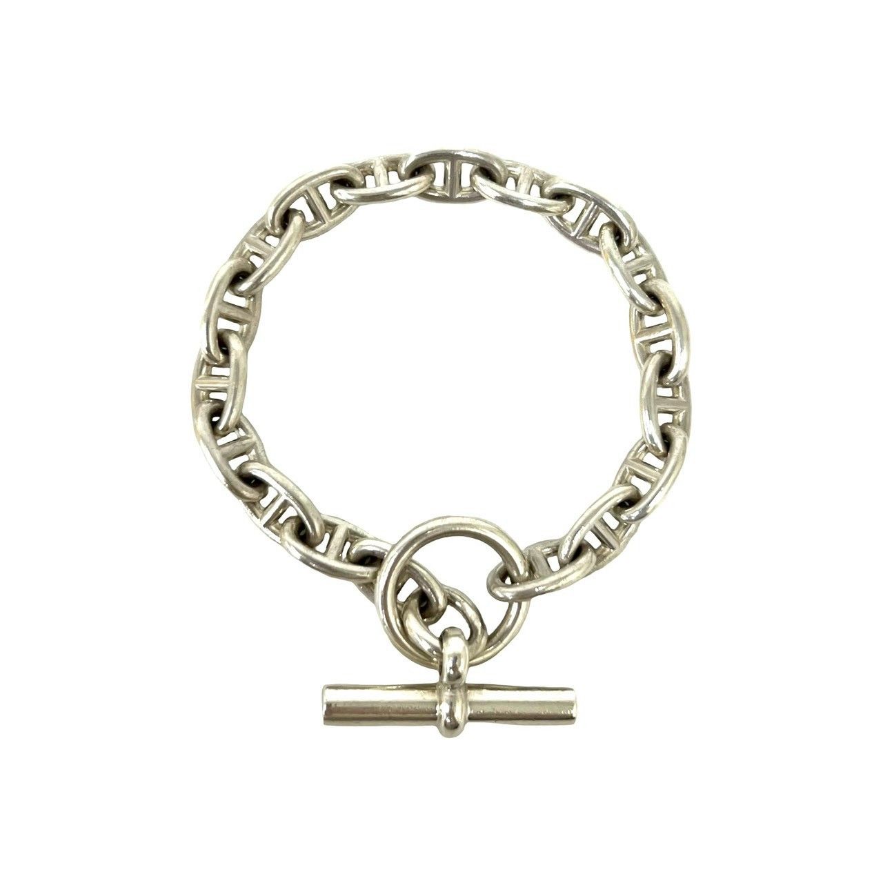 Hermes Hermes Hermes Chaine d’Ancre PM Silver Bracelet Precious Metal Bracelet DUTY FREE for USA Size ONE SIZE - 2 Thumbnail