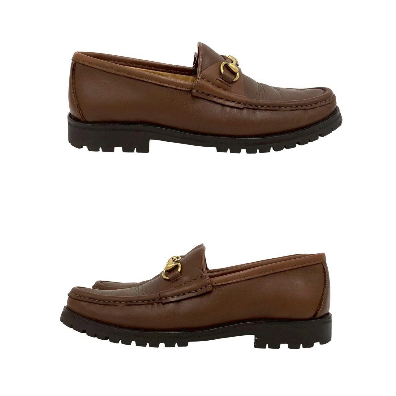Gucci Gucci Gucci Leather Loafers Leather Shoes DUTY FREE for USA Size ONE SIZE - 5 Thumbnail