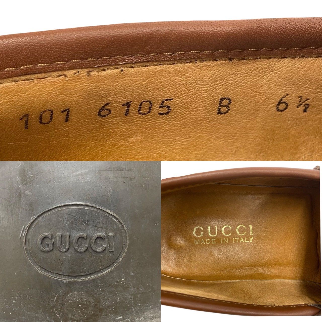 Gucci Gucci Gucci Leather Loafers Leather Shoes DUTY FREE for USA Size ONE SIZE - 3 Thumbnail