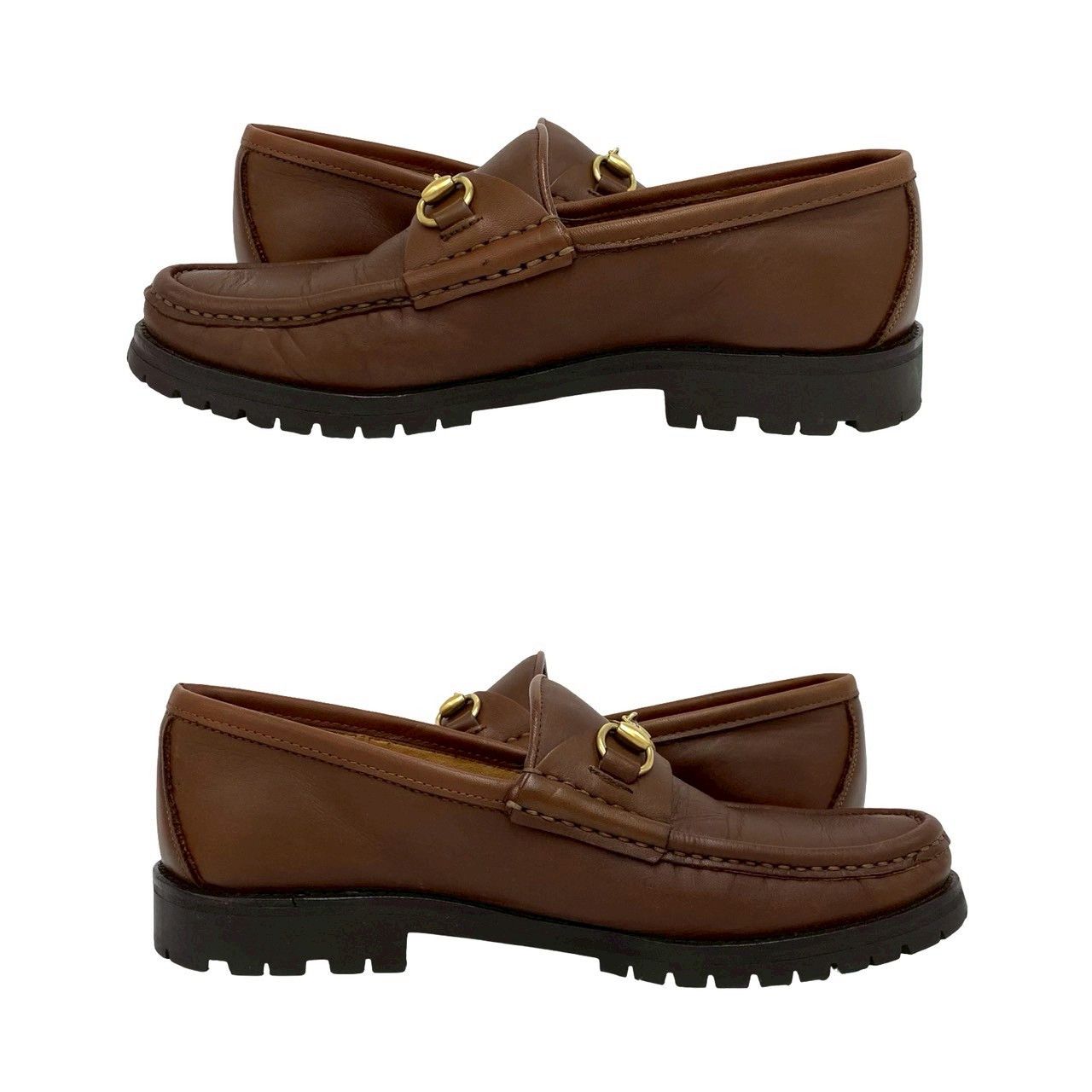 Gucci Gucci Gucci Leather Loafers Leather Shoes DUTY FREE for USA Size ONE SIZE - 6 Thumbnail