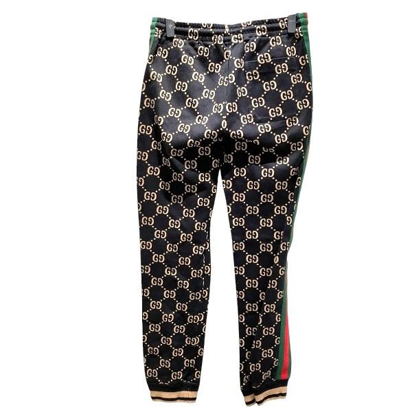 Gucci Gucci Gucci Jumbo GG Cotton Pants Textile Pants 695976 DUTY FREE for USA Size ONE SIZE - 2 Thumbnail