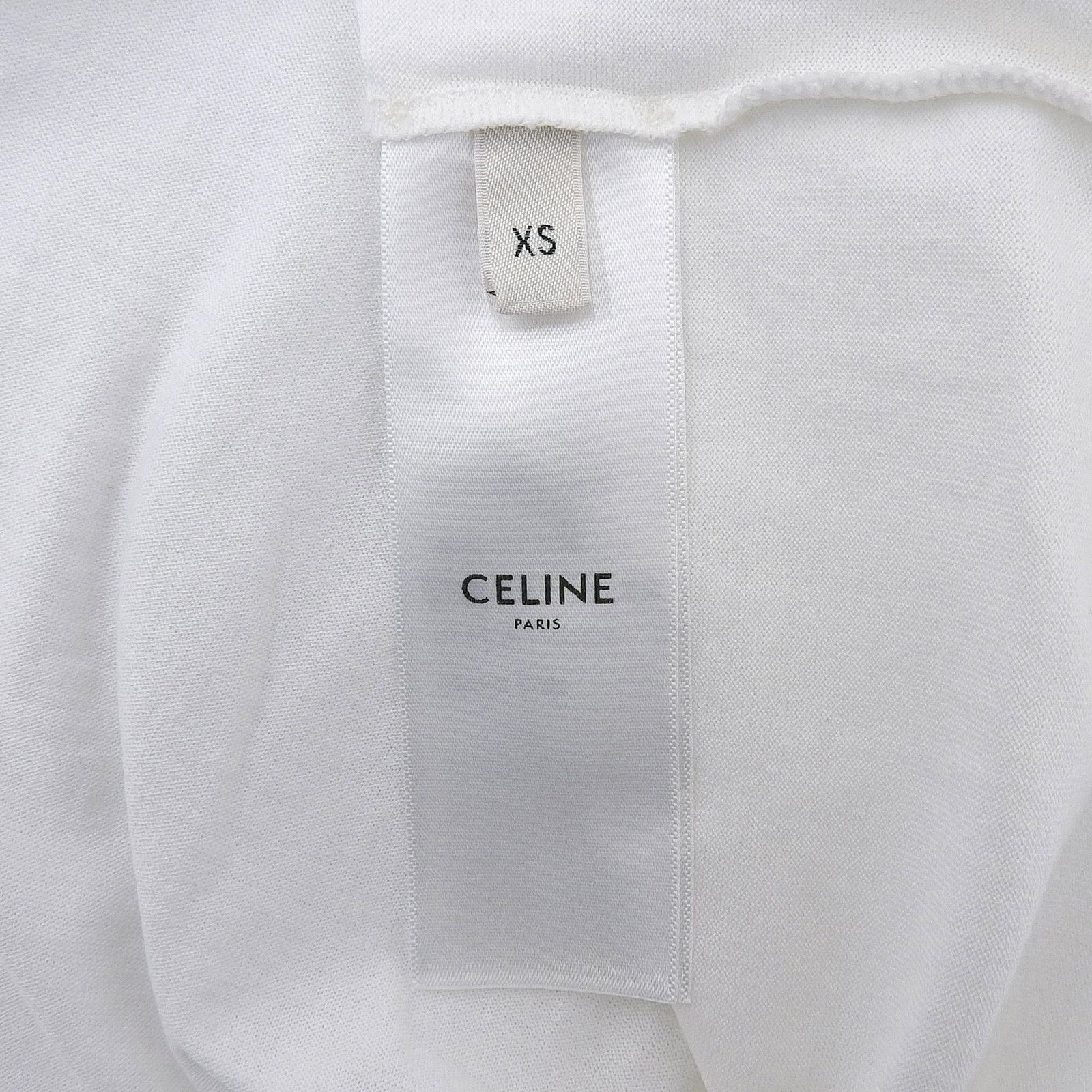 Celine Celine Celine Cotton Short Sleeve T Shirt Textile T-Shirts 2X60L671Q DUTY FREE for USA Size ONE SIZE - 7 Thumbnail
