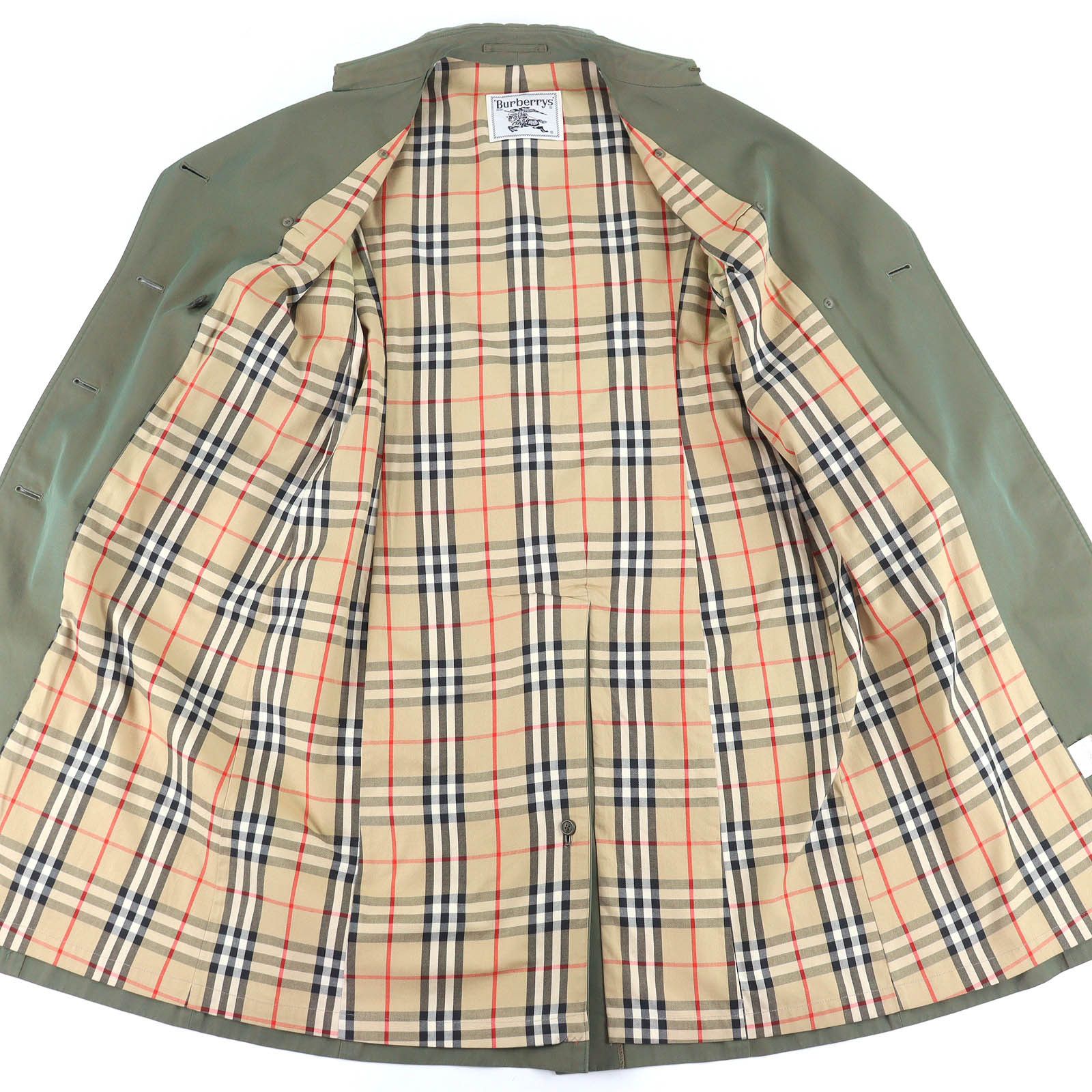 Burberry Burberry Burberrys Cotton Trench Coat Textile Outerwear DUTY FREE for USA Size ONE SIZE - 4 Thumbnail